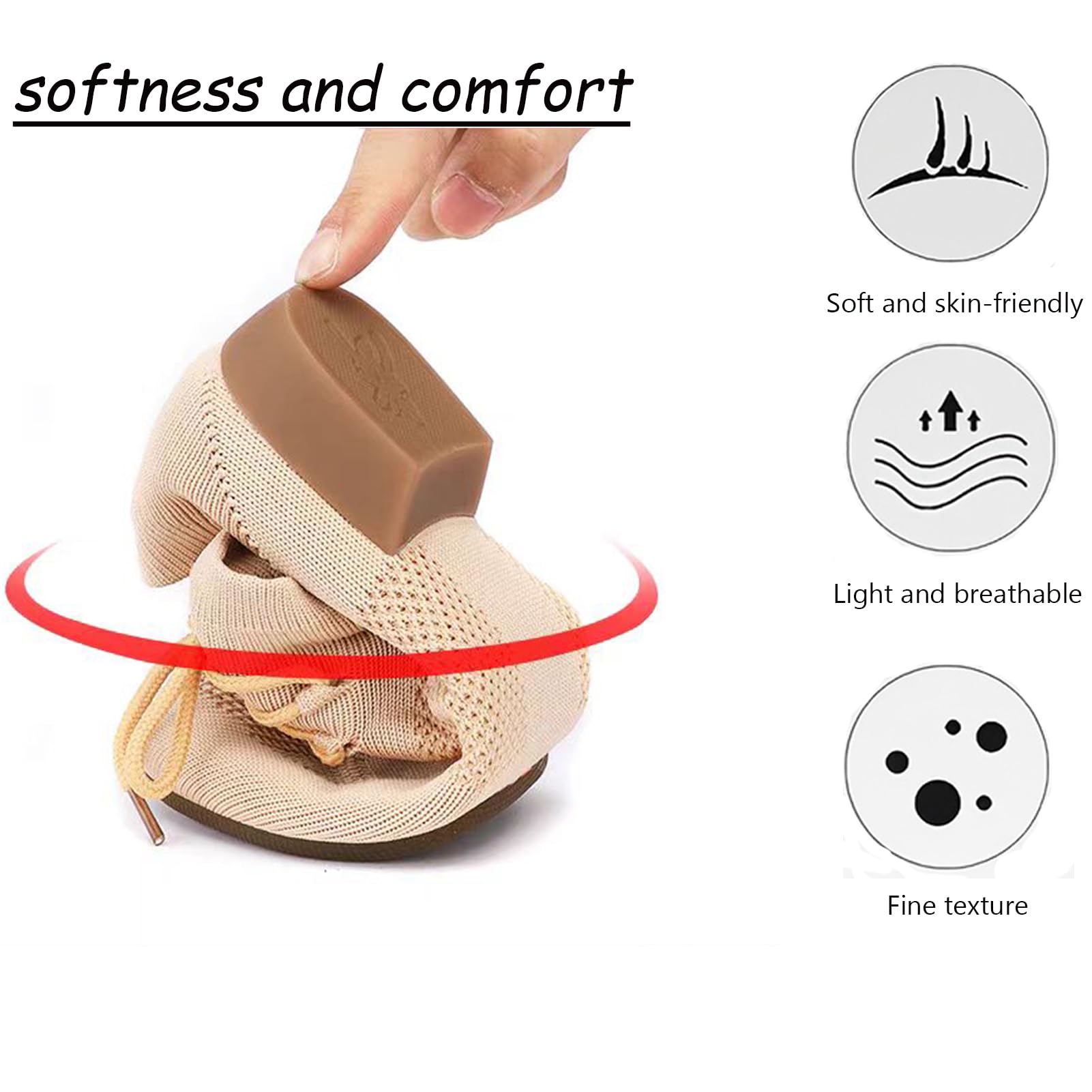 ZYXNYGV Women's Dance Shoes Closed Toe Lace-up Split-Sole Standard Practice Social Salsa Ballroom Latin Jazz Beginner Teaching Dance Shoes,Beige