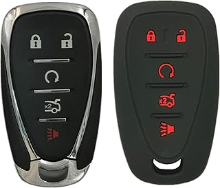 KAWIHEN Keyless Entry Remote Key Fob Shell Cover Replacement for 2016-2020 Chevrolet Chevy Malibu Cruze Camaro Volt Blazer Traverse HYQ4EA 13508769 13508769E