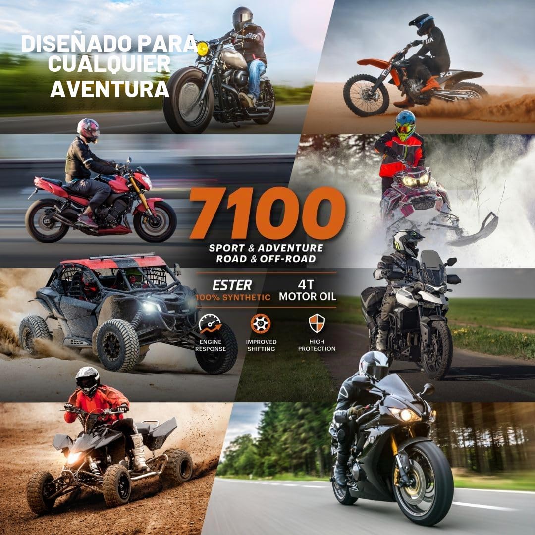 7100 5W40 4T 1 litros