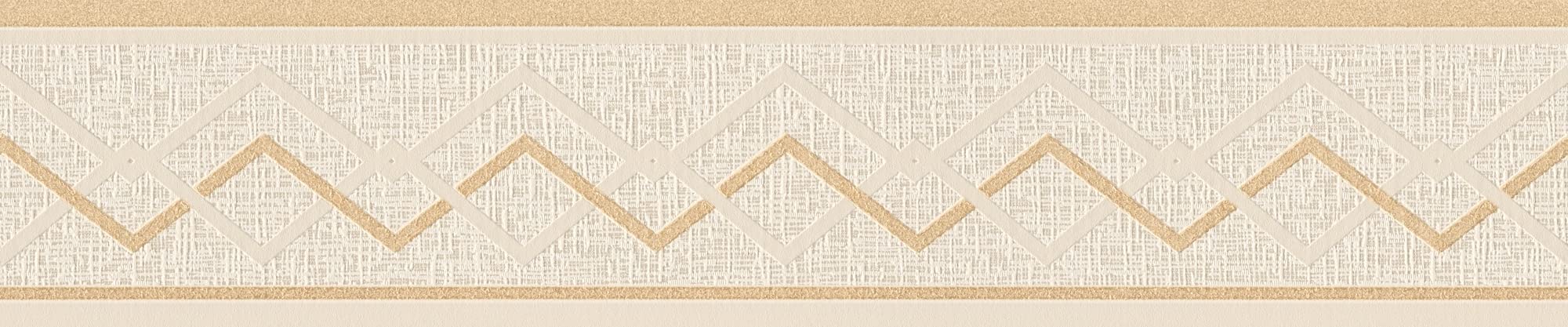 A.S. Création 384416 Frise moderne à paillettes métallisées 5,00 m x 0,13 m Fabriqué en Allemagne