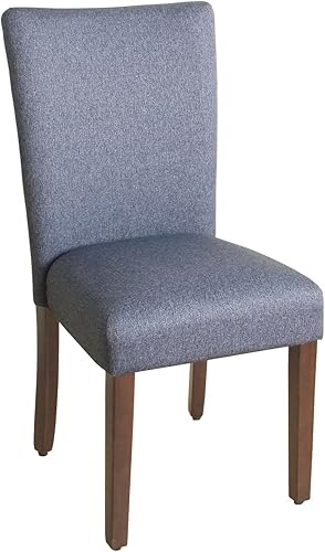 Miniatura 22 de HomePop Parsons Silla de Comedor Tapizada Clásica de Acento, Paquete Individual, Gris Gris ceniza,Boucle marrón caqui (paquete individual),Hoja de
