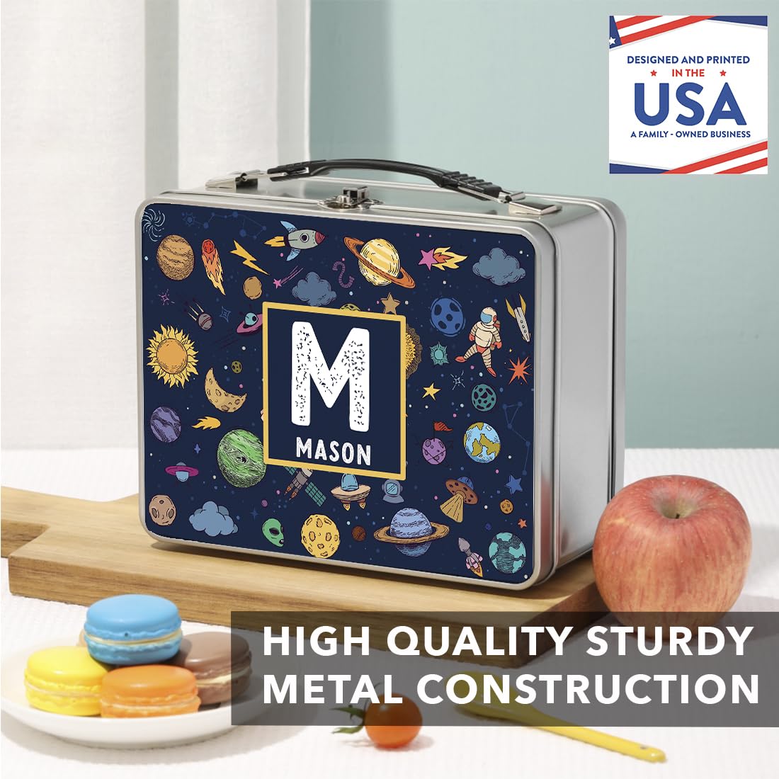 Amazon.com: Andaz Press Personalized Stainless Steel Lunch Box For
