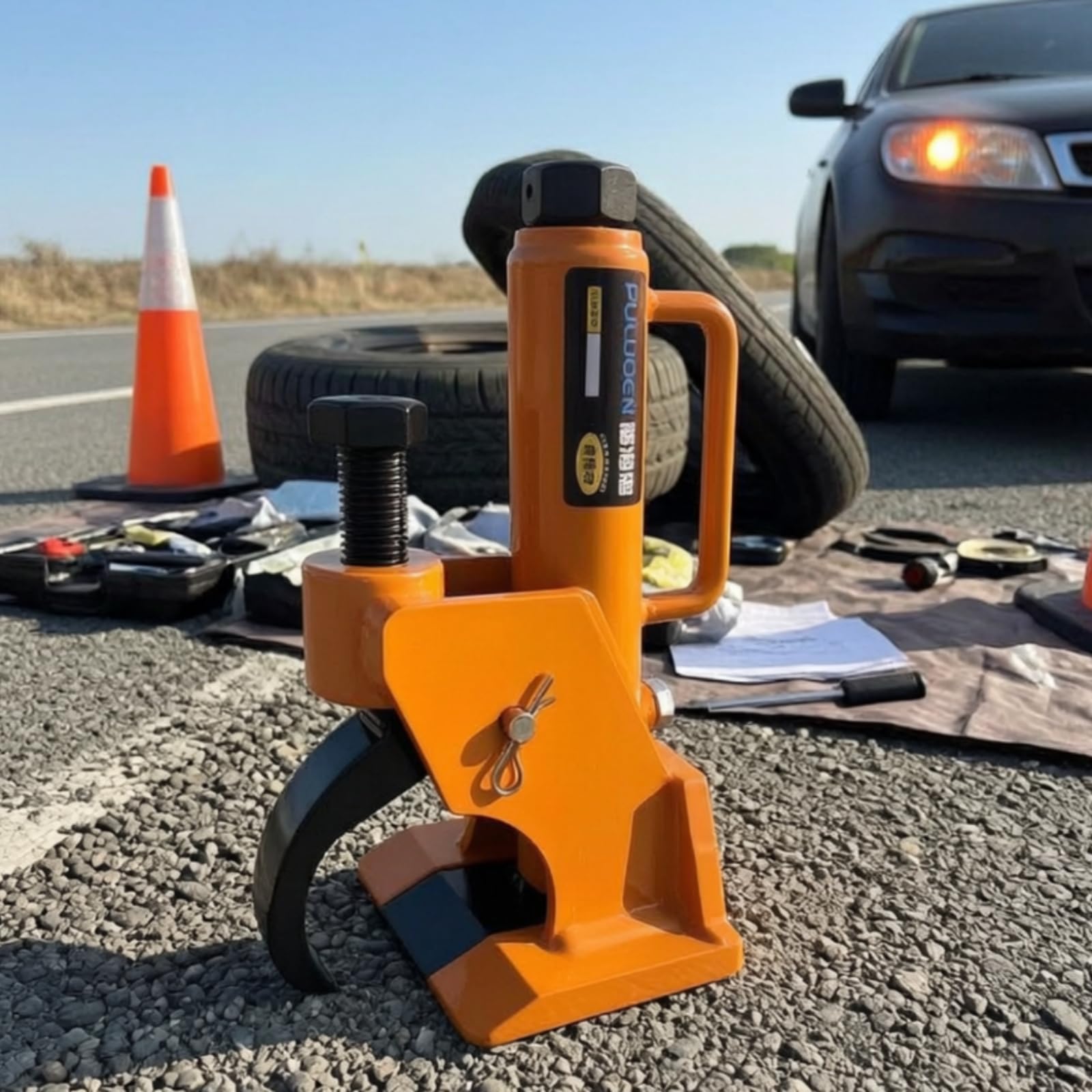 Smontagomme Manuale Compatto Attrezzo, Modello Con Impugnatura Ergonomica | Struttura Robusta in Acciaio, Smontagomme Universale, per Officina, Meccanici, Automobilisti
