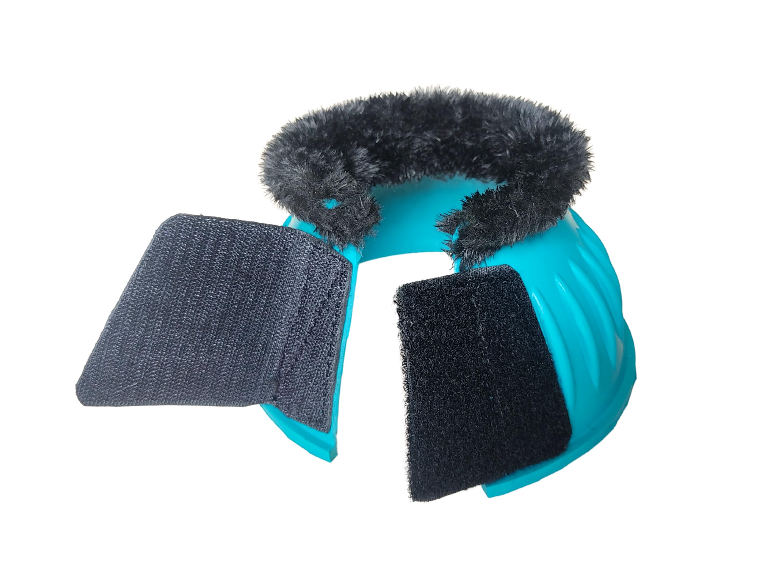 Rubber Bell Boots, Durable Bell Boots for Horse - Superior Hoof Protection and Comfort (Teal, X-Large) - Image 4