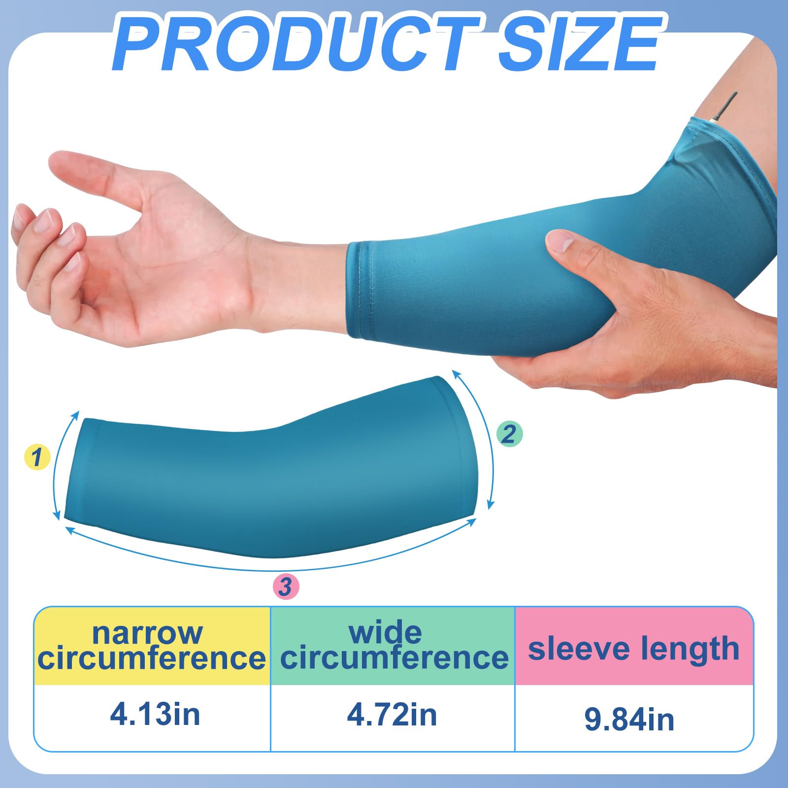 Cuffbow PICC Line Sleeve Cover for Adults PICC Line Sleeve Protector Reutilizable PICC Sleeve Breathable Arm Cast Cover Elastic Line Sleeve for PICC Nursing Supplies (Solid Style)
