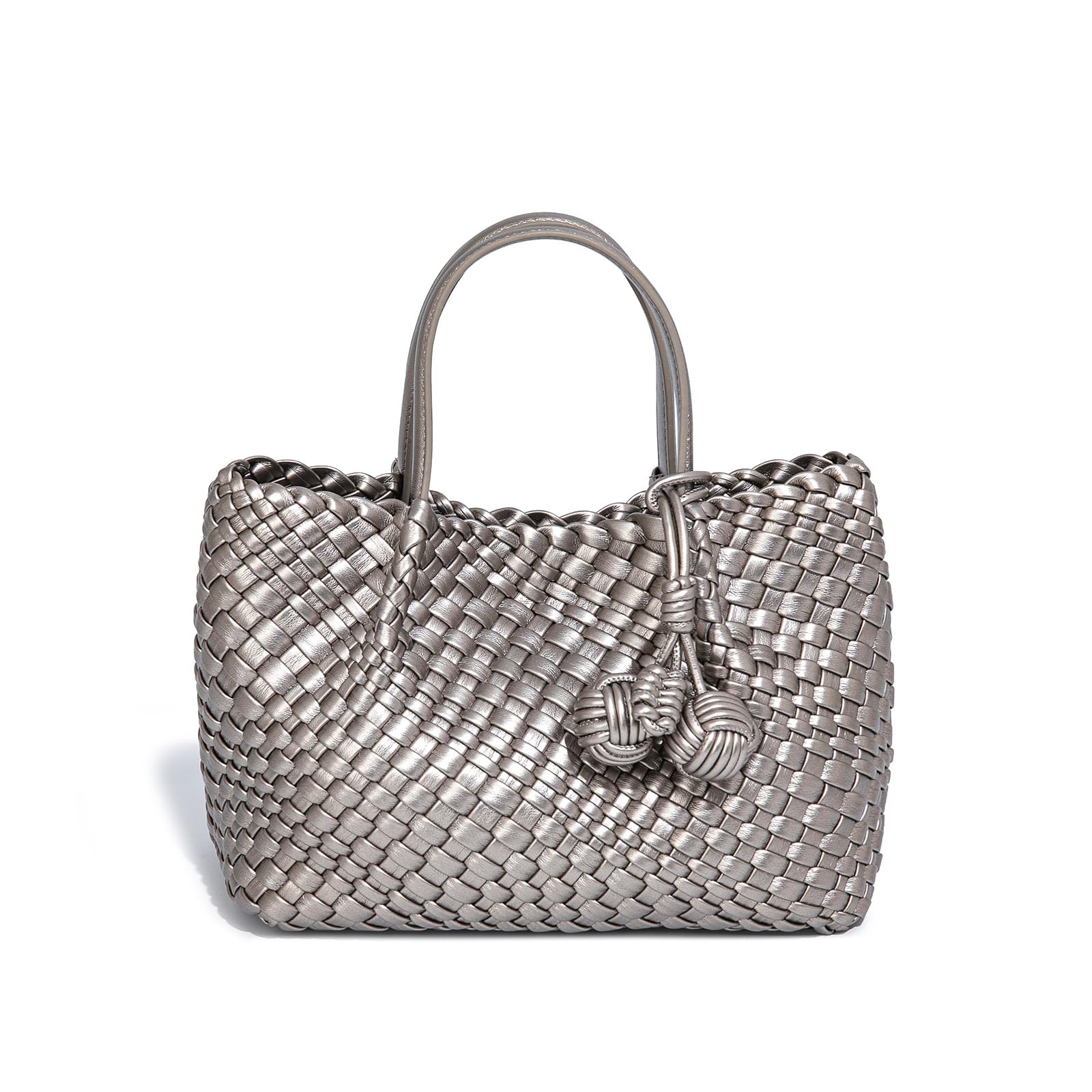 Woven Tote Bag for Women, Hobo Bag for Work, Large Beach Travel Handbags and Purses, Retro Shoulder Bag, Shopping Bag