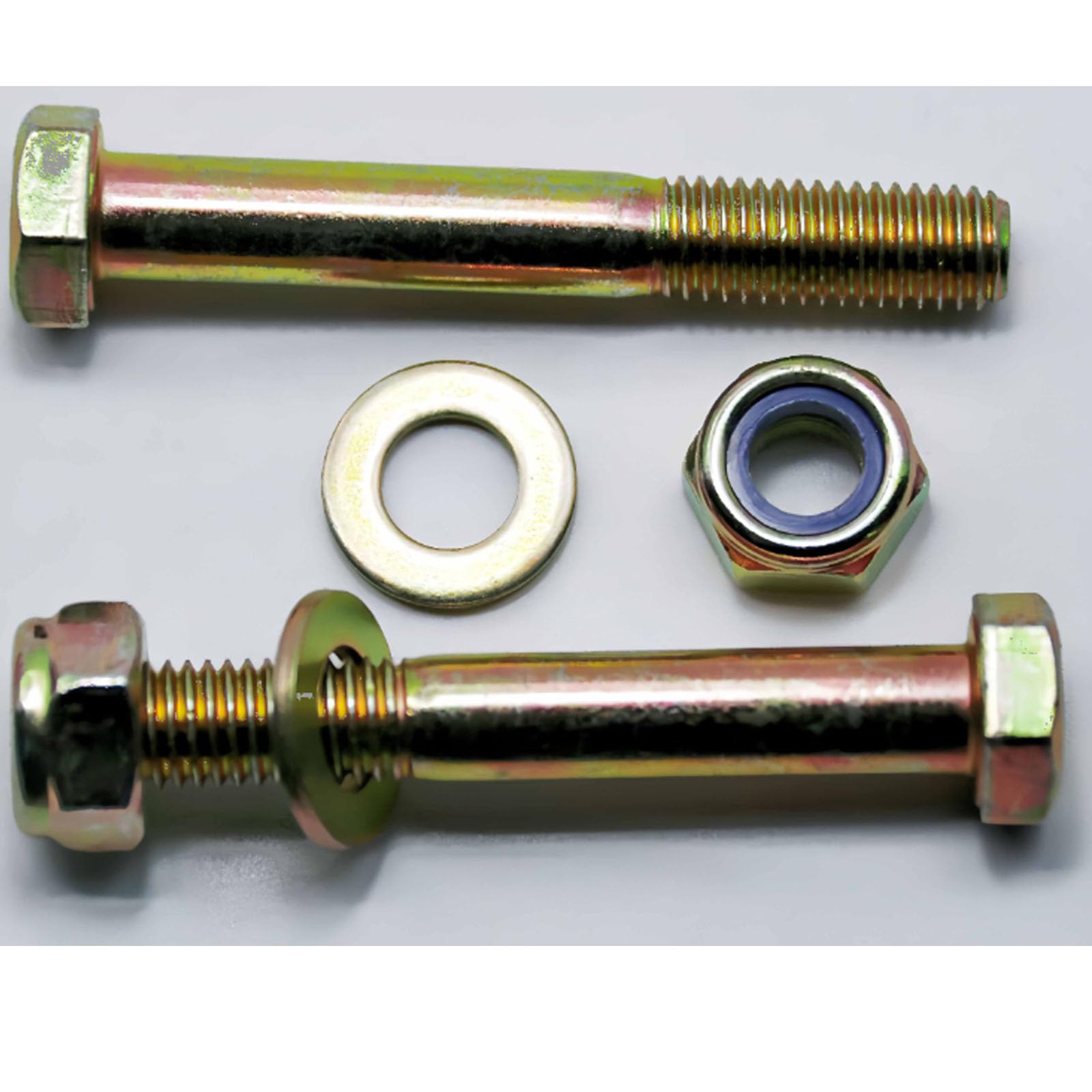 TOP-VIGOR 4Pcs M10 x 70mm Hex Head Screws Bolts, Nuts, Flat & Lock Washers Kits - Image 3