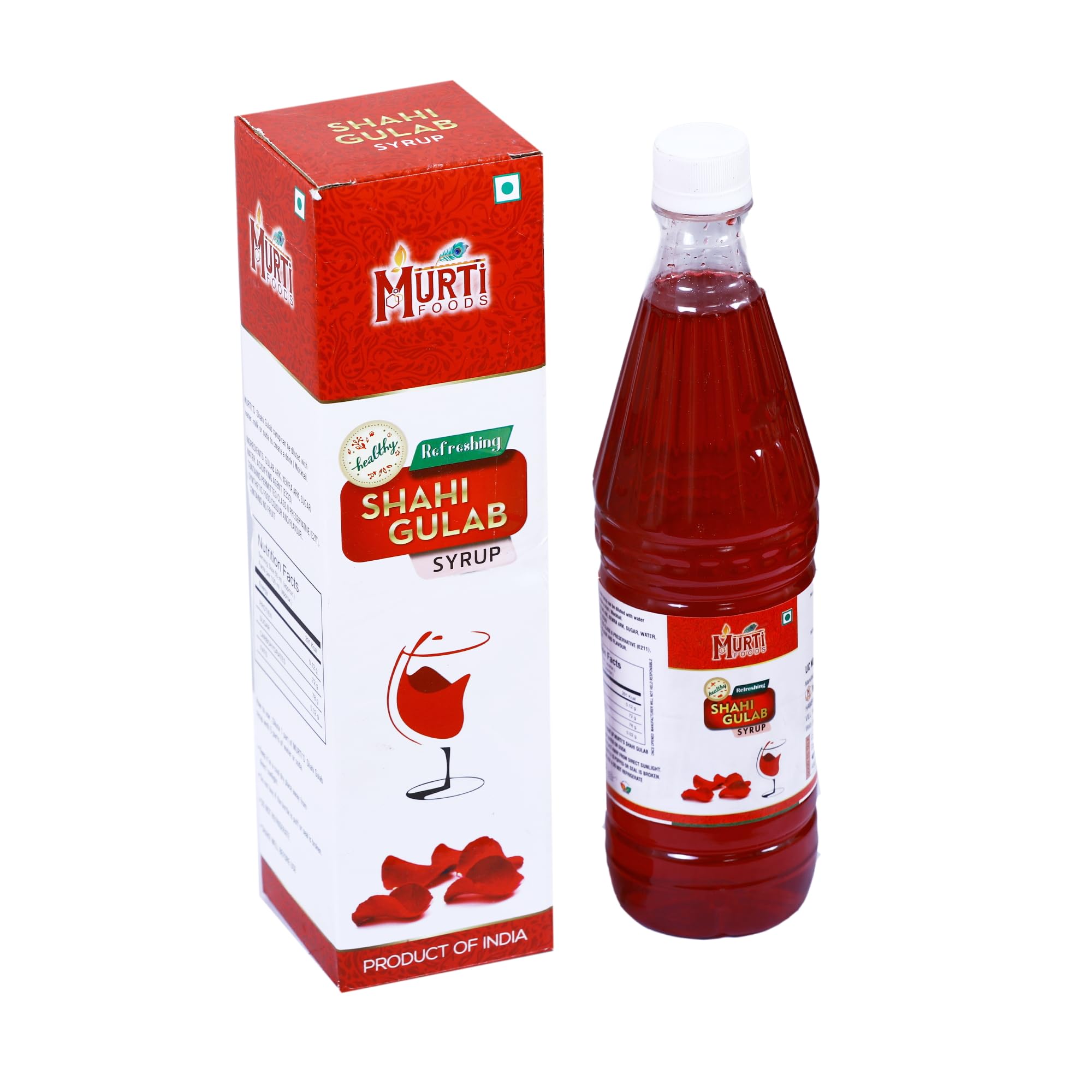 MURTI Shahi Gulab Syrup Mix with Milk 650g | Gulkand & Gulaab Syrup | Ideal for Cocktails, Mocktails, Juices & Beverages | Refreshing Summer Drink | Ideal for All Types of Summer Drinks-image-10
