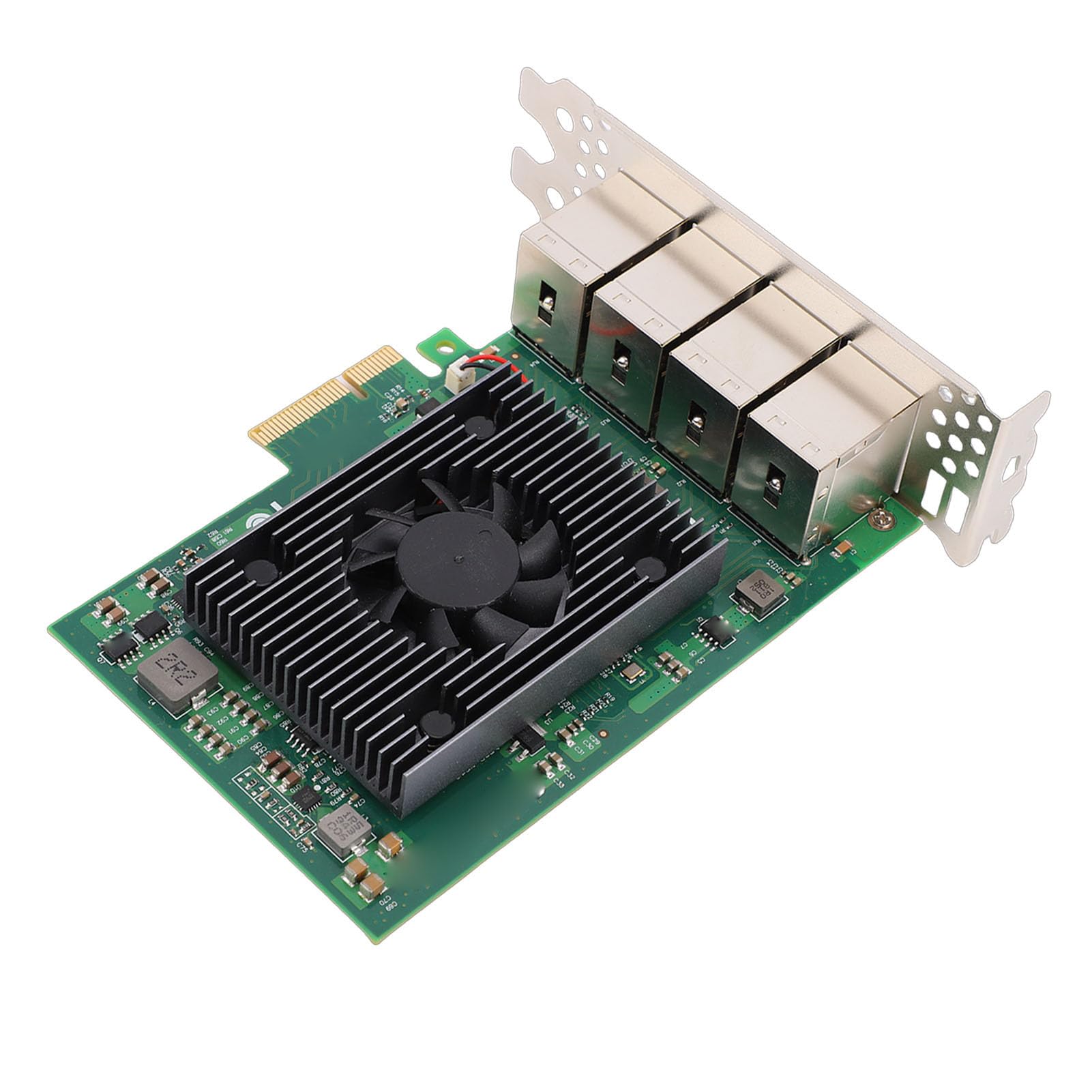 Zunate Karta Adaptera Sieci Ethernet Efektywne Odprowadzanie Ciepła 8 Portów Gigabit PCI Express dla Serwerów Urządzenia do Gier Stacje Robocze