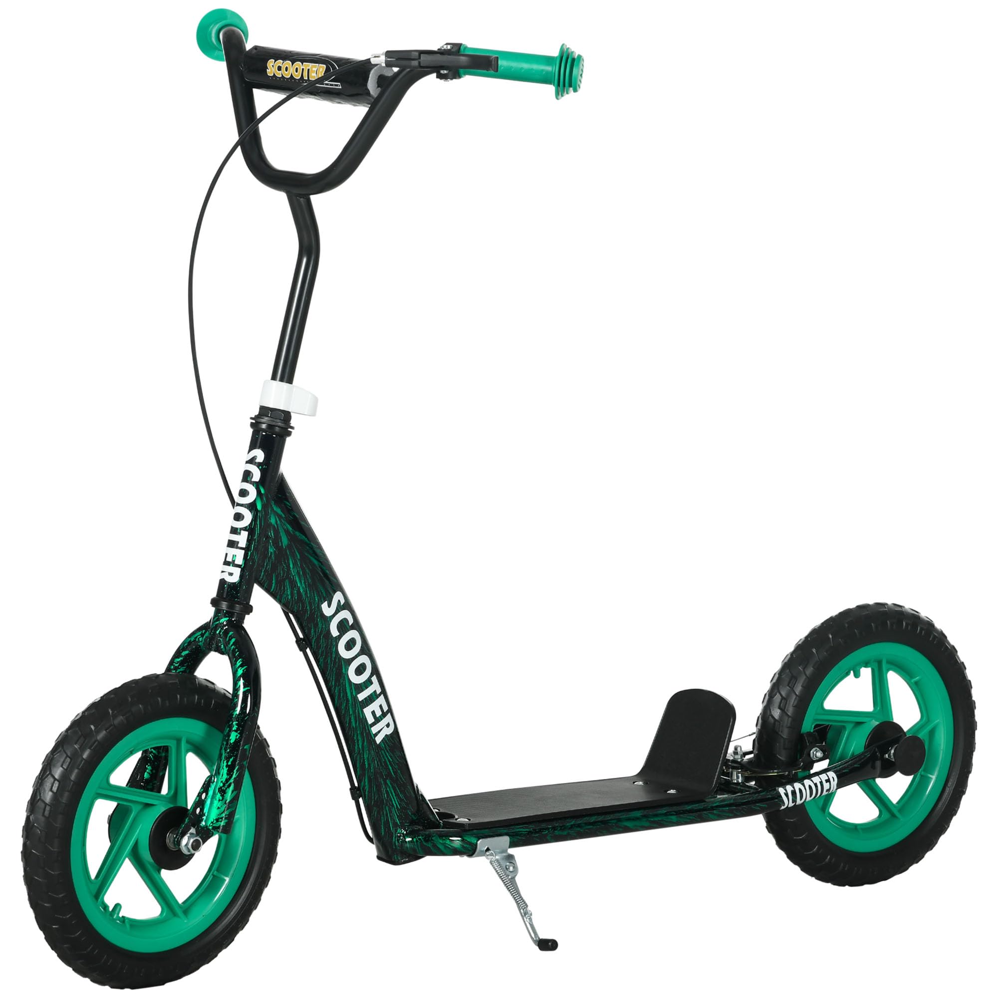 AIYAPLAY Kinderscooter Step met Verstelbare Stuur, Grote Wielen