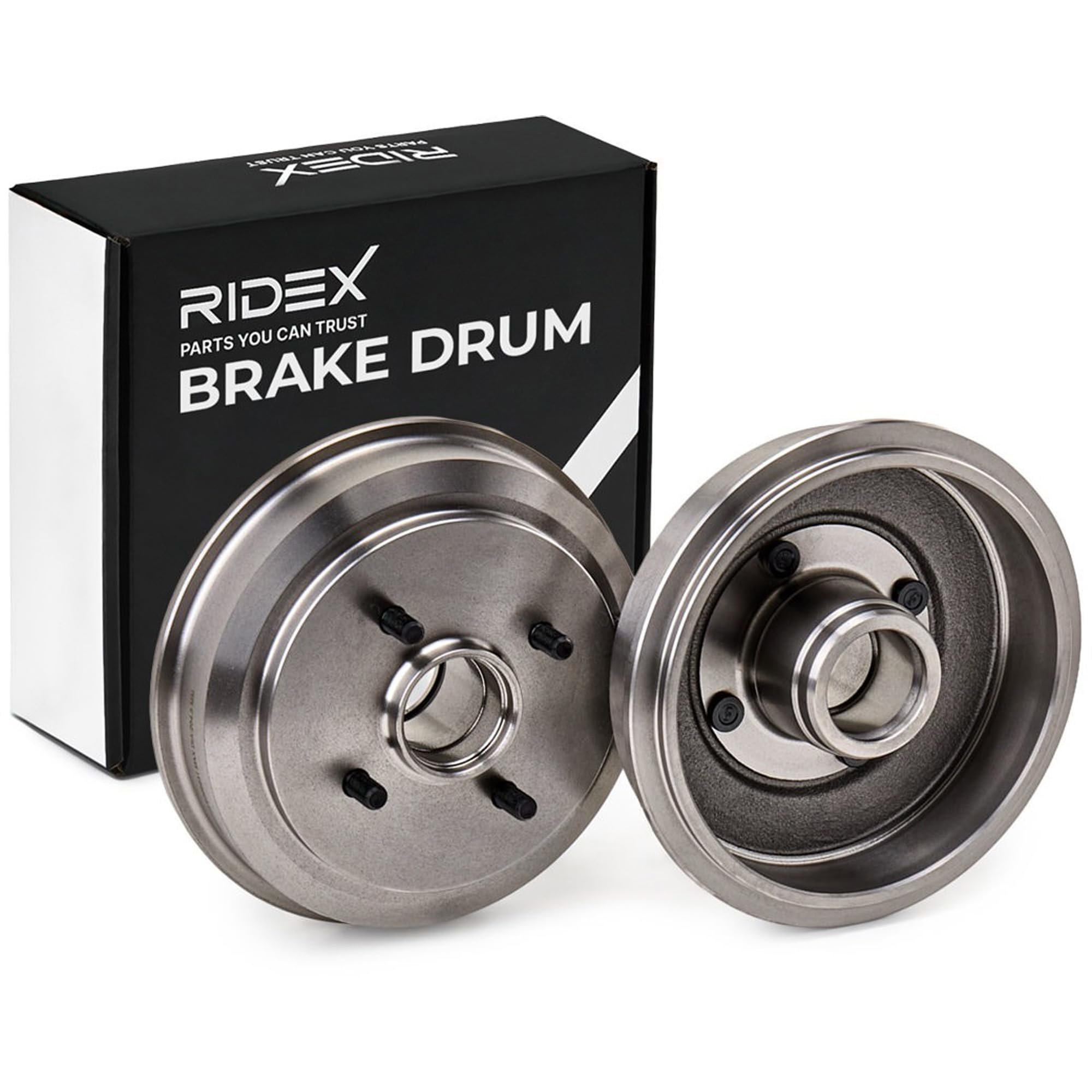 2x RIDEX Bremstrommel 123B0060 hinten für 2 (DY) 81mm