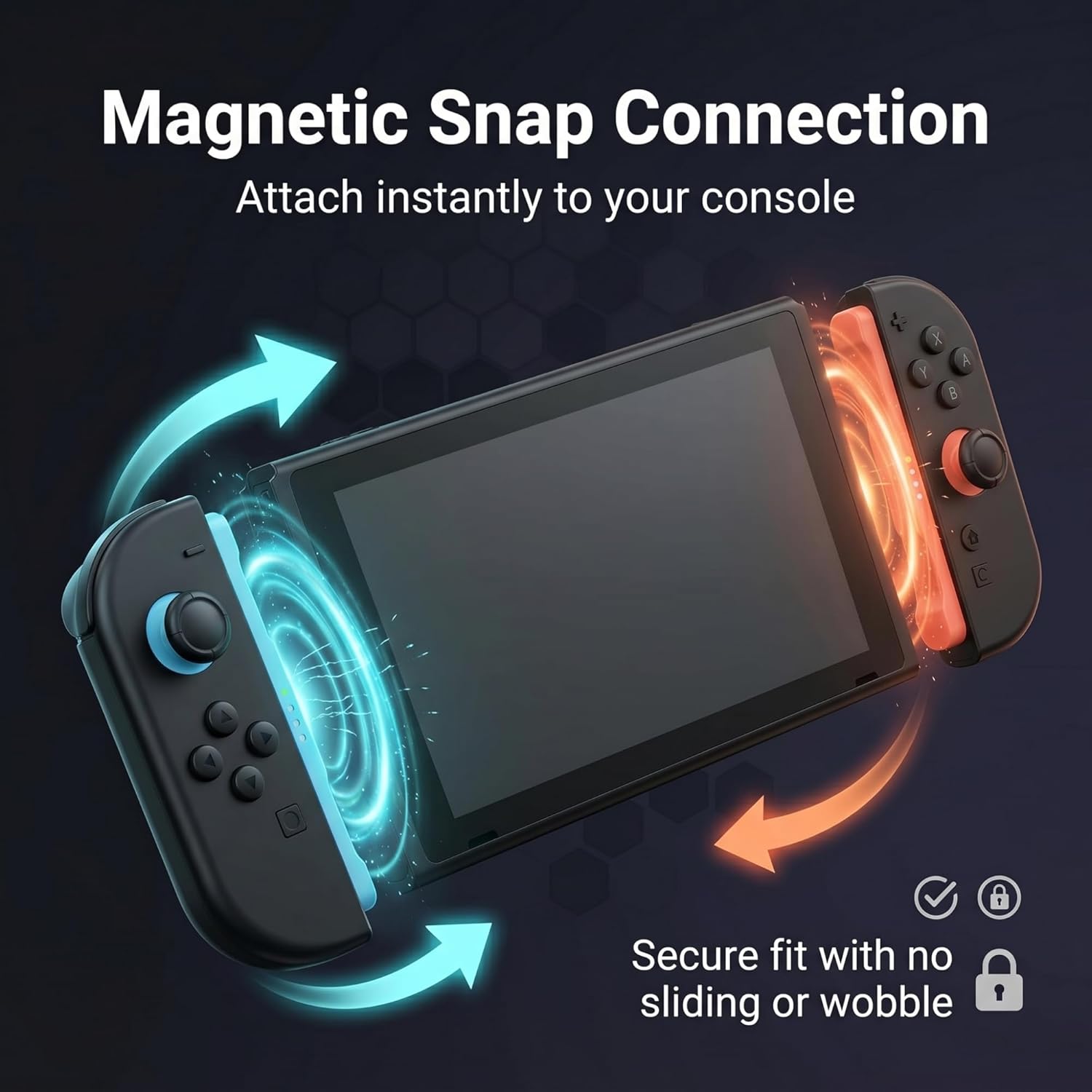NoBoGame Wireless Controllers for Switch 2 (L/R) Light Blue Light Red, Bluetooth Gamepad with Motion Control, Dual Vibration, Magnetic Attachment, Rechargeable Gaming Controllers for Multiplayer