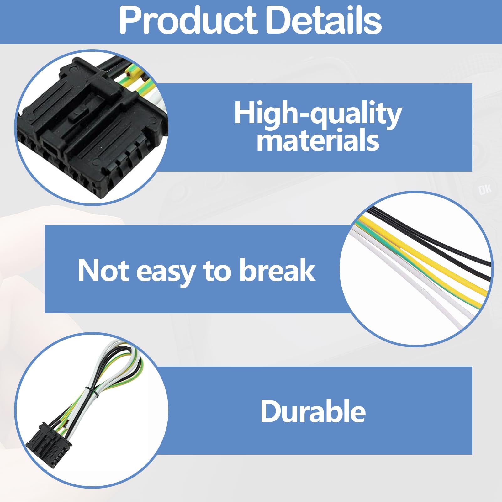 Support Douille Ampoule P21W Pour Feux Antibrouillard Arrière - Compatible Peugeot 207 - Connecteur 2 Broches, Sans Ampoule