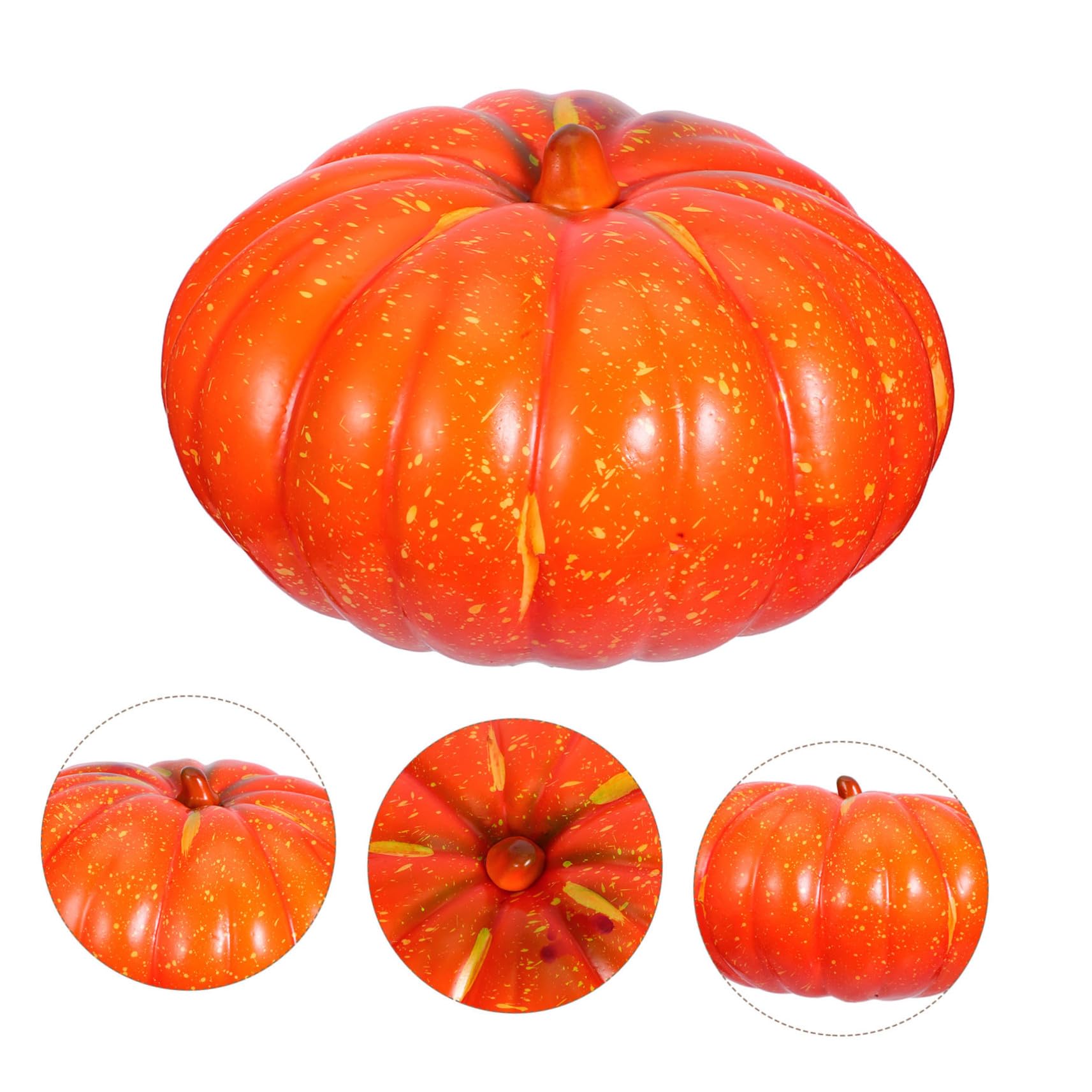 ERINGOGO Calabaza de Espuma de simulación decoración de la Mesa de Calabazas pequeñas Falsas Naranja