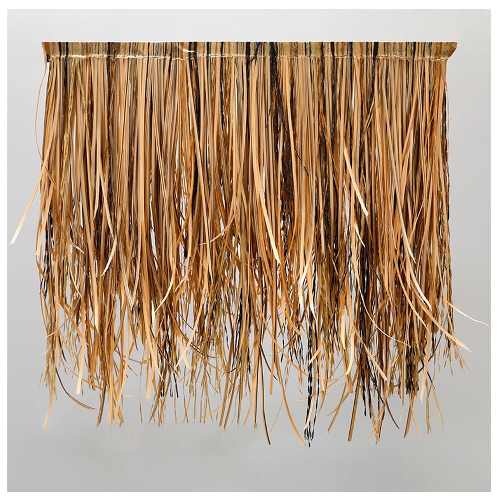 Toiture en chaume artificiel résistant aux intempéries : lot 10 tuiles paille