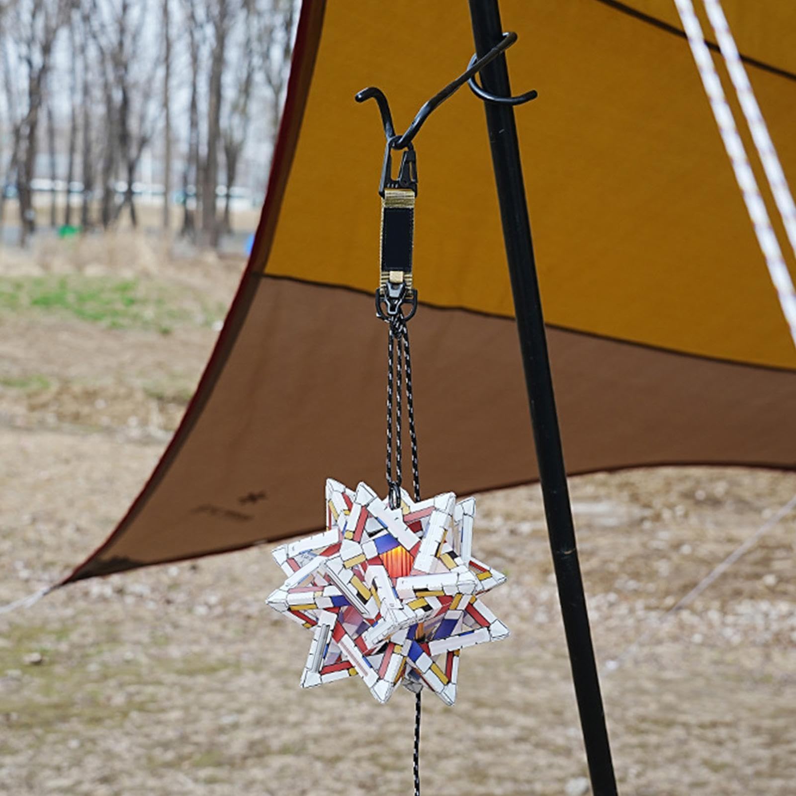 Corde De Camping Télescopique Ajustable – 59-105 Cm, 20 G, Anti-UV, Anti-abrasion, Pour Bâche, Tente, Guirlandes, Intérieur/extérieur