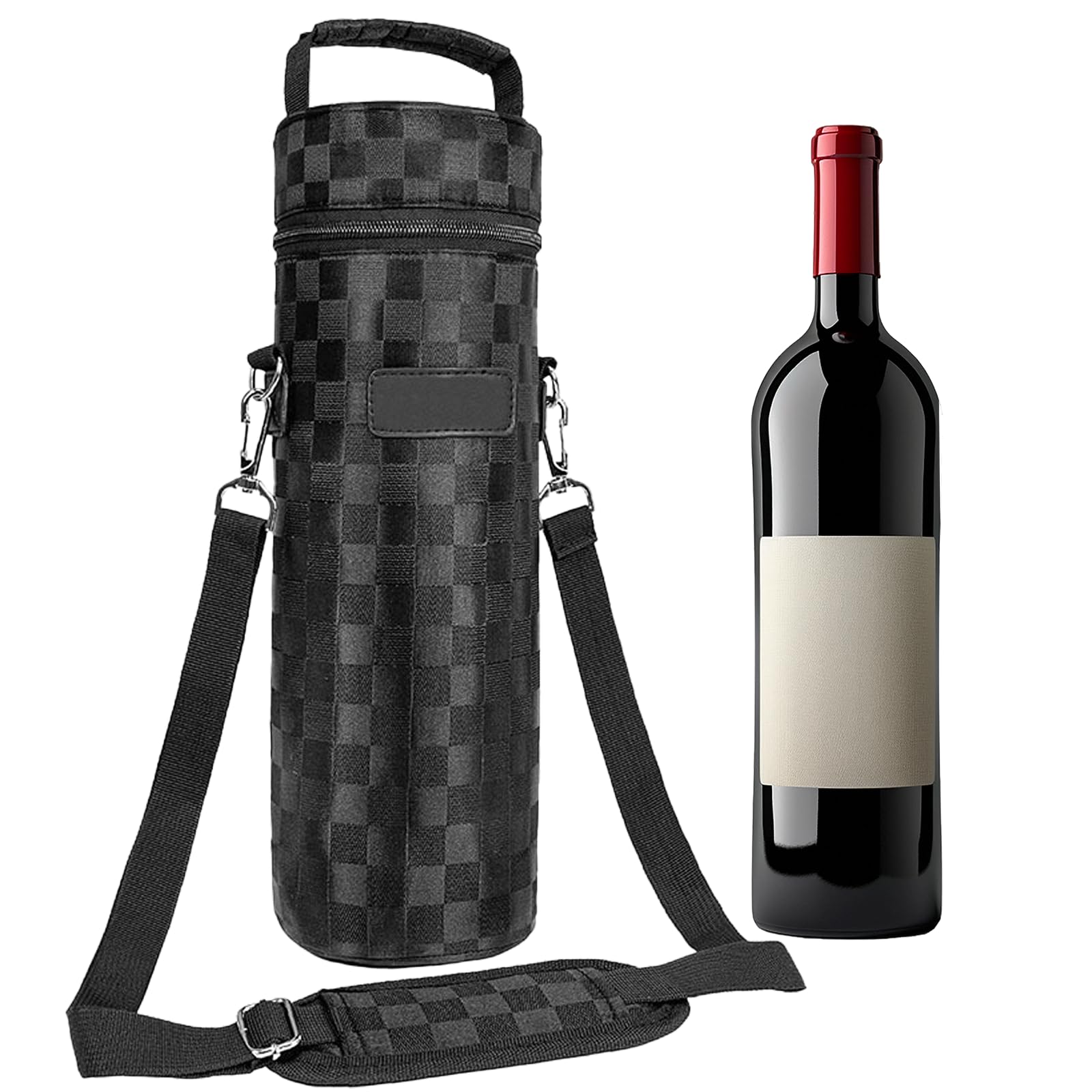 Businey Wine Cooler Bag 750ml, Single Wine Cooler Sleeve Carrier — image 1