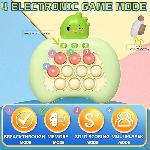 Miniatura 2 de BONYIOJIO Juguetes creativos para aliviar el estrés, rompecabezas de descompresión, máquina de juego con botón emergente, novedosos juguetes para