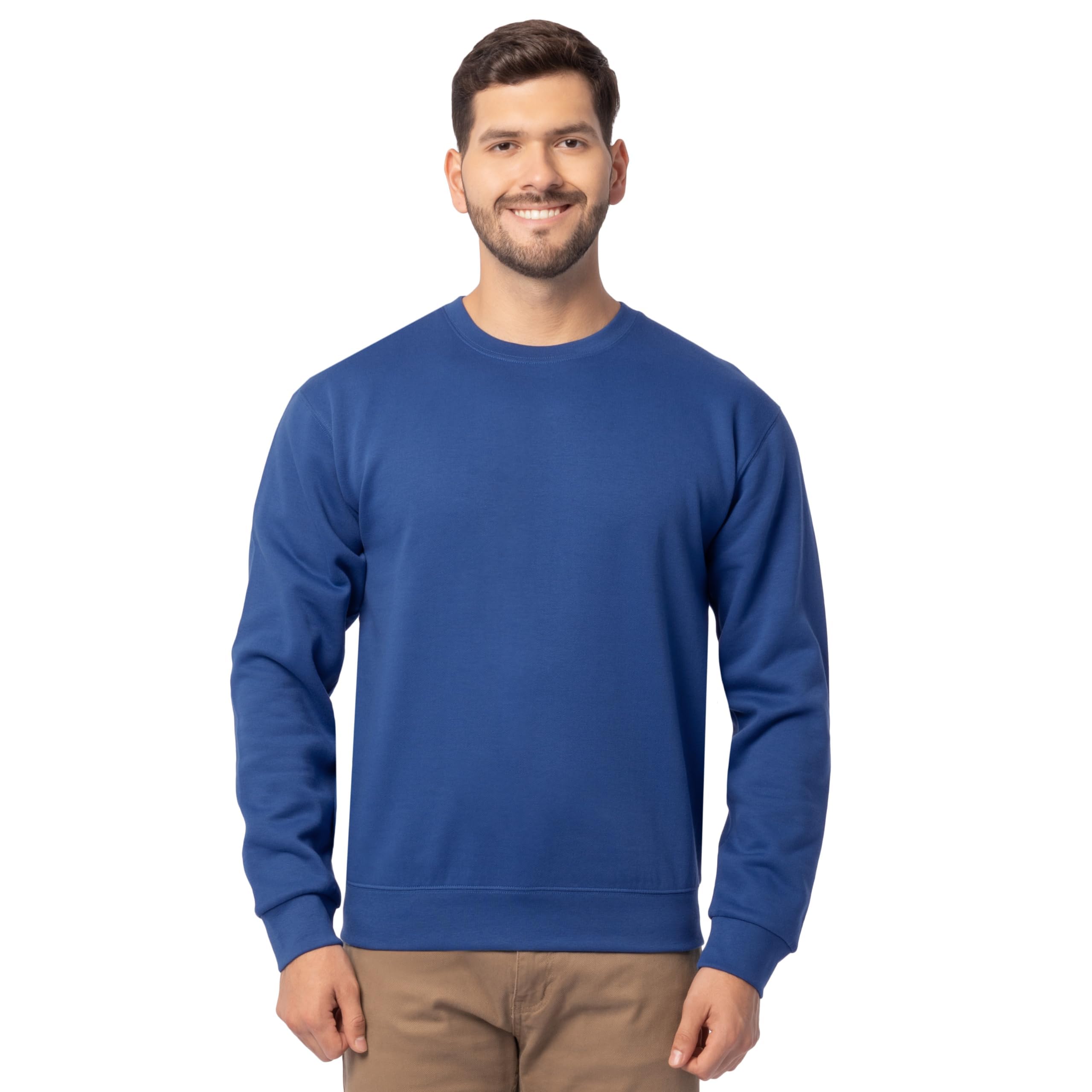 Fruit of the Loom Mens Eversoft Fleece Sweatshirts & HoodiesShirt