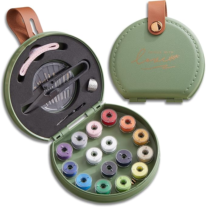 Vnjaoi Sewing Kit Travel Mini Sewing Kits for Adults Kids