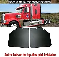 Vista 5 de 2 piezas Nuevo Guardabarros Universal de Lodo de Ángulo de Polímero de Alta Resistencia para Guardabarros de Semi-Camión 61 * 61 cm Guardabarros