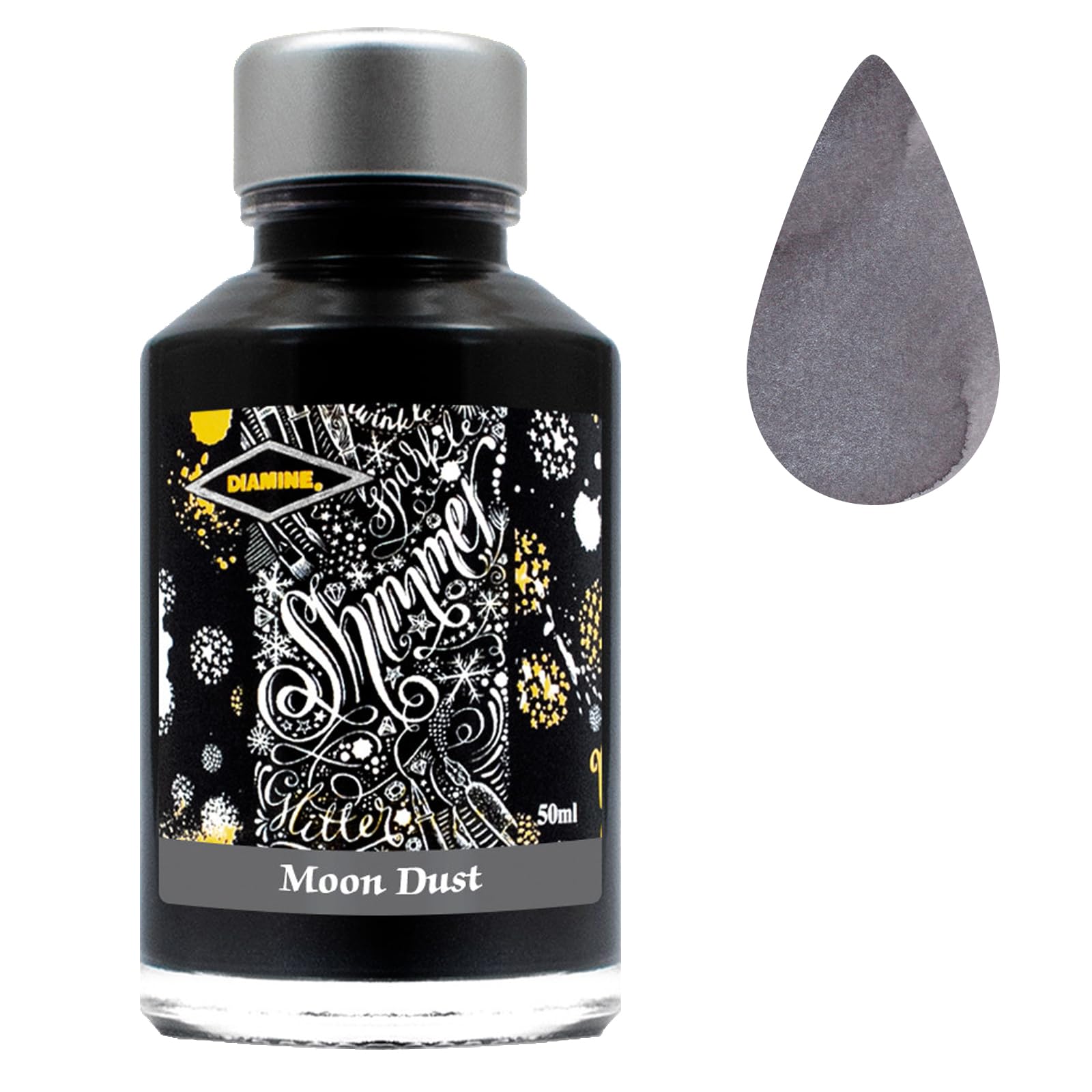 DIAMINE 50ML Moon Dust Shimmer Ink Bottle