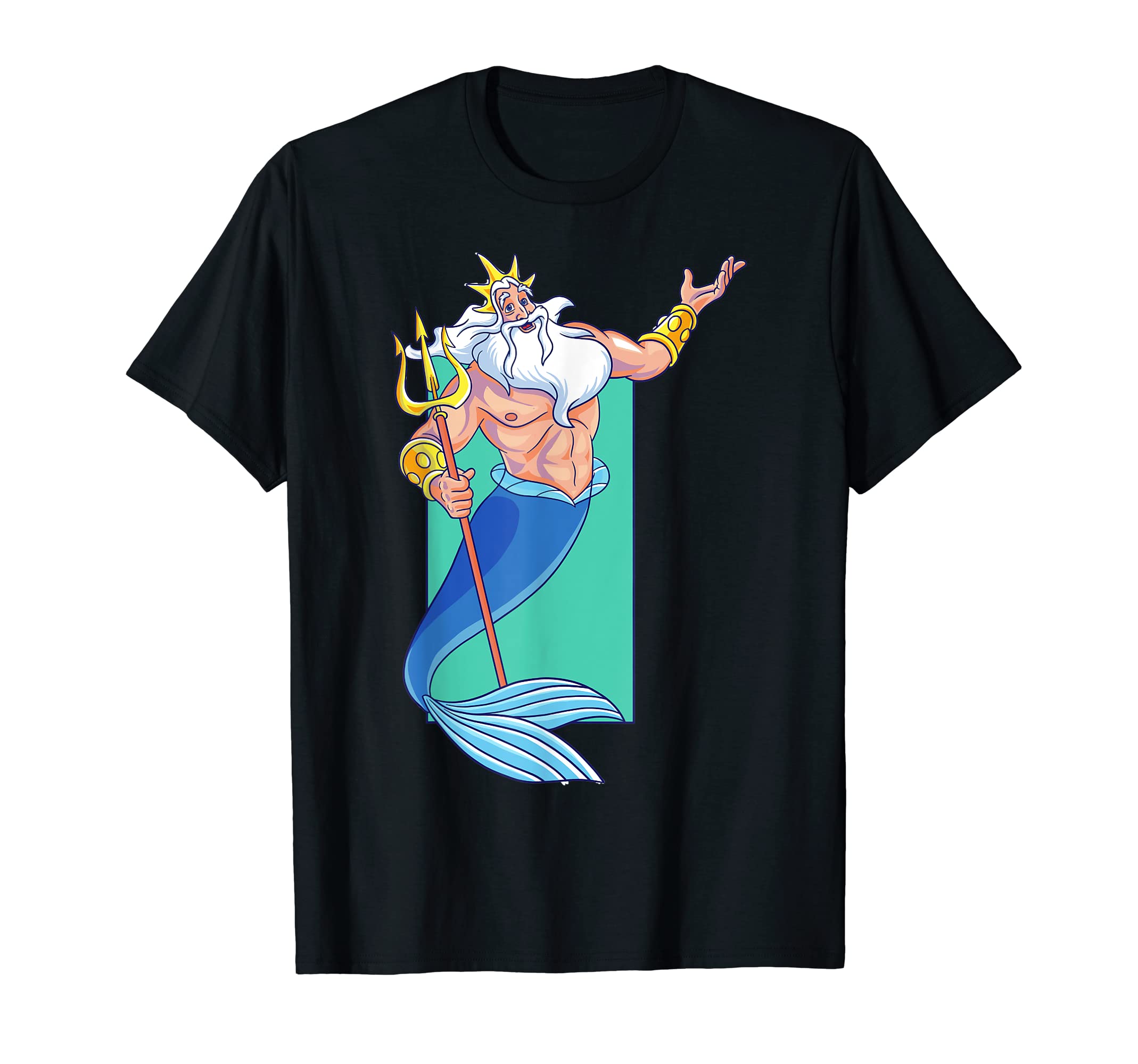disneyThe Little Mermaid King Triton Portrait T-Shirt