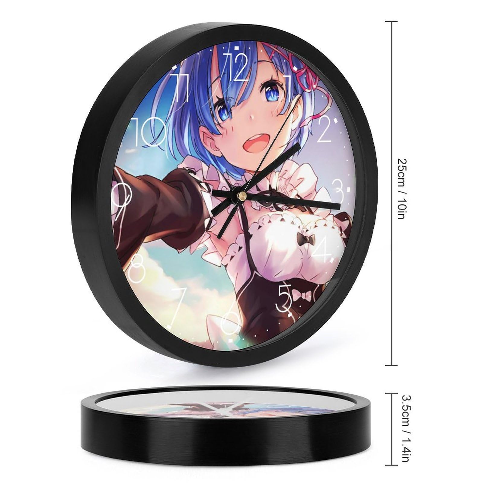 Amazon.co.jp: 掛け時計 レム アニメのキャラクター アニメ 壁掛け時計