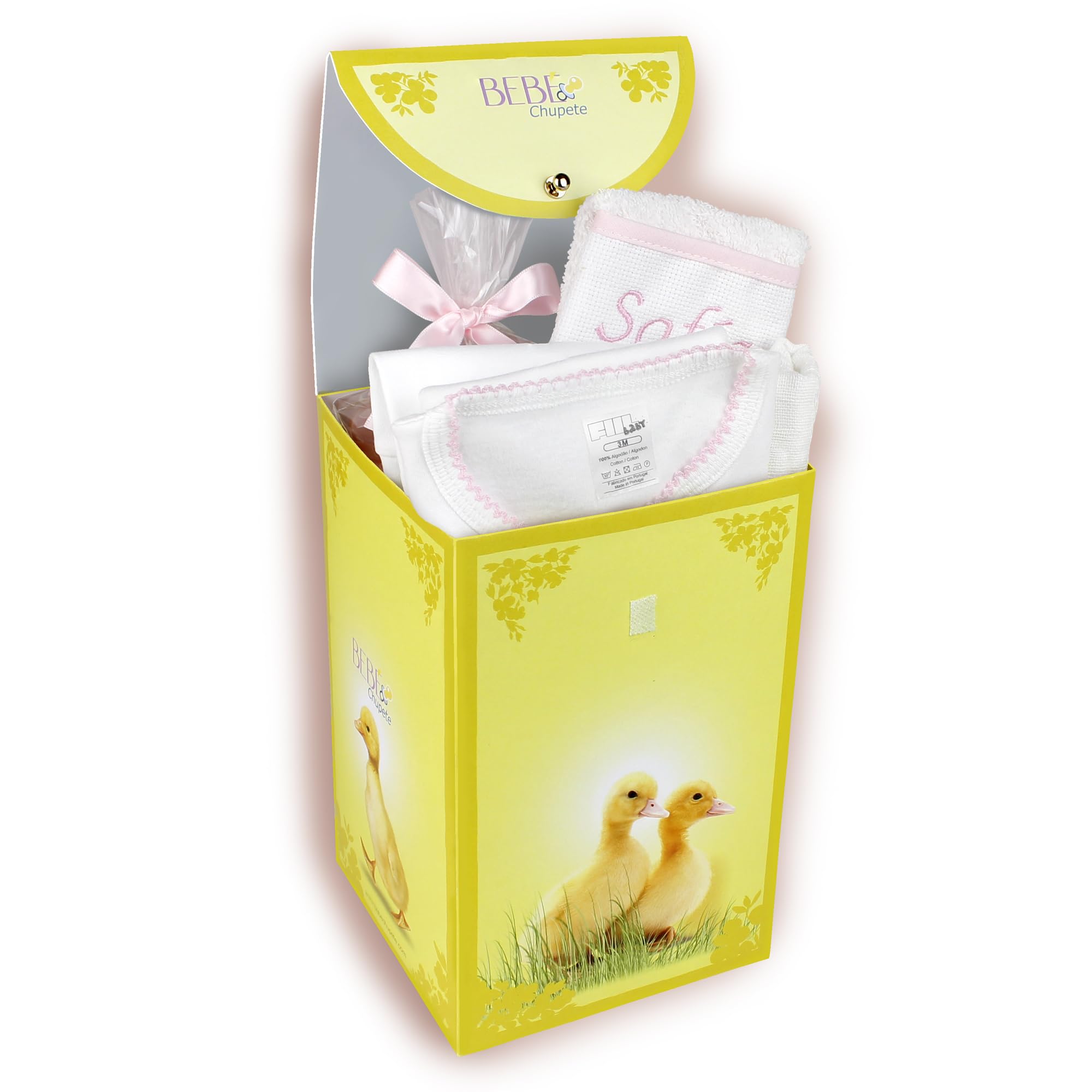 Regalo Bebe Recien Nacido Niño-Cesta Bebe Recien Nacido Niño-Cosas para Bebes Recien Nacidos-Canastilla Bebe Recien Nacido-Regalo para Bebes Recien Nacidos-Regalo Recien Nacido-Cesta Bebe (Rosa)