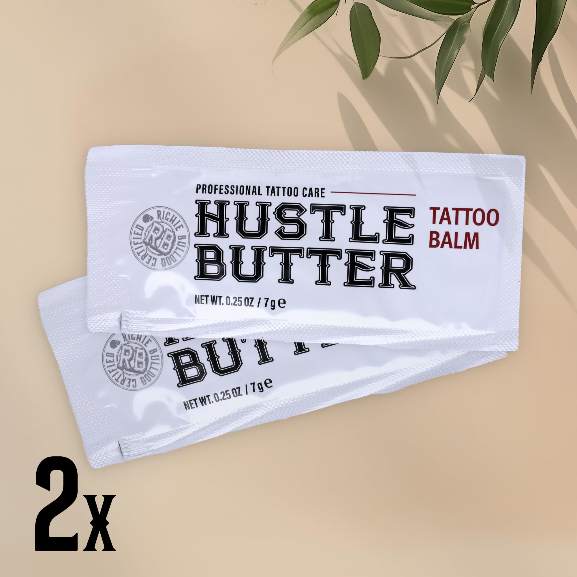 TATTOO HUSTLE BUTTER DELUXE ORIGINAL – Crème de soin tatouage végane 150ml + 2 sachets de 7,5g – Beurre de mangue, papaye et karité – Réduit rougeurs et gonflements – Favorise la guérison
