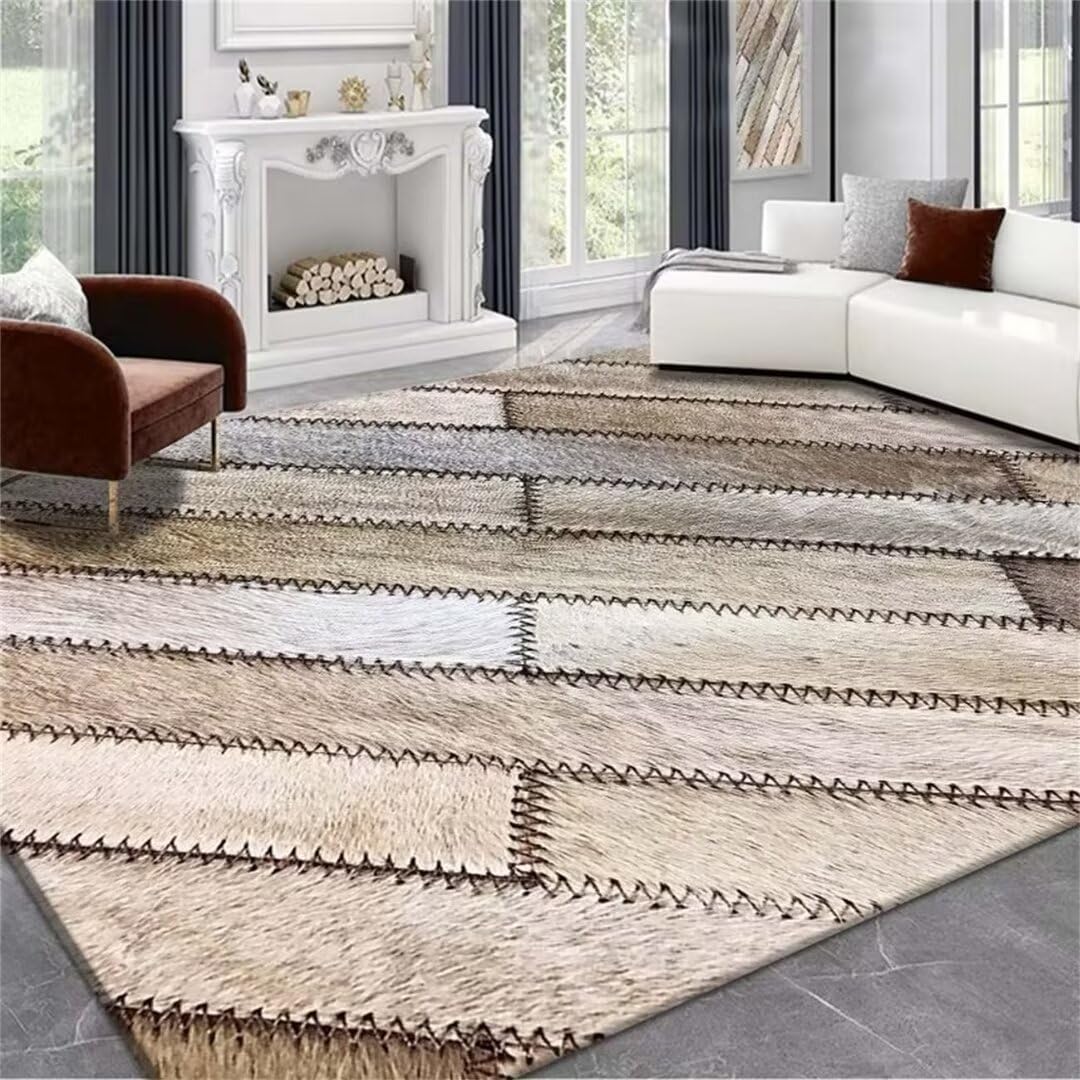 Tapis de balcon de cuisine en design classique gris 140x200cm