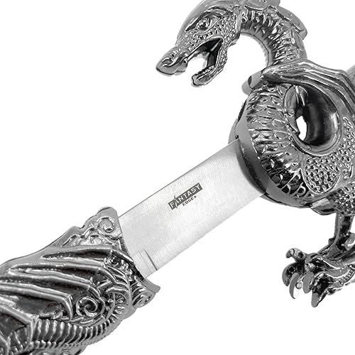 Miniatura 3 de Saint George Dragon Saber Fantasy Knight Sword - Dull Blade - for Collections, Gifts
