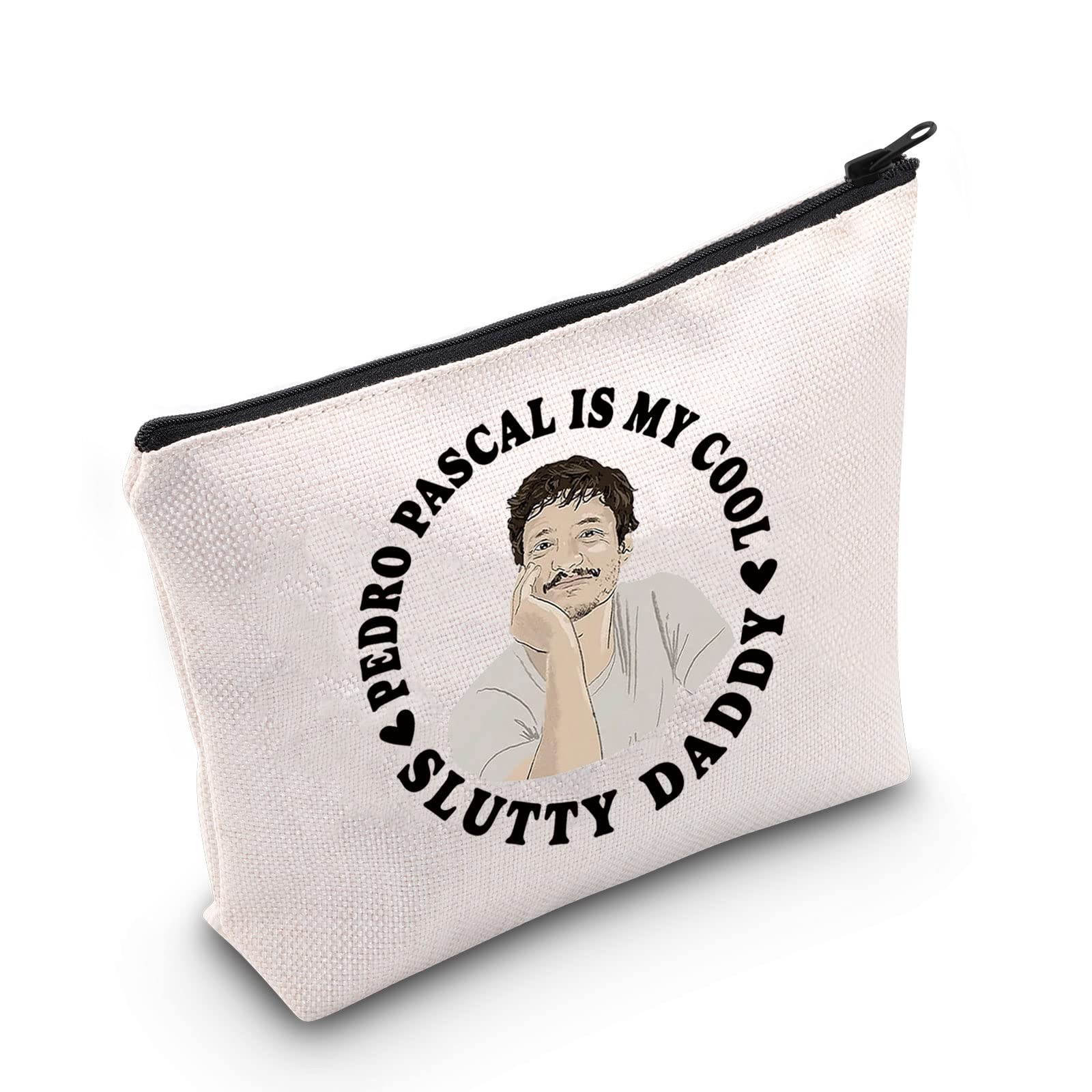 Cool Slutty Daddy Makeup Bag with Zipper for Fan TV Series Inspired Gift (Pedro Pascal UK)