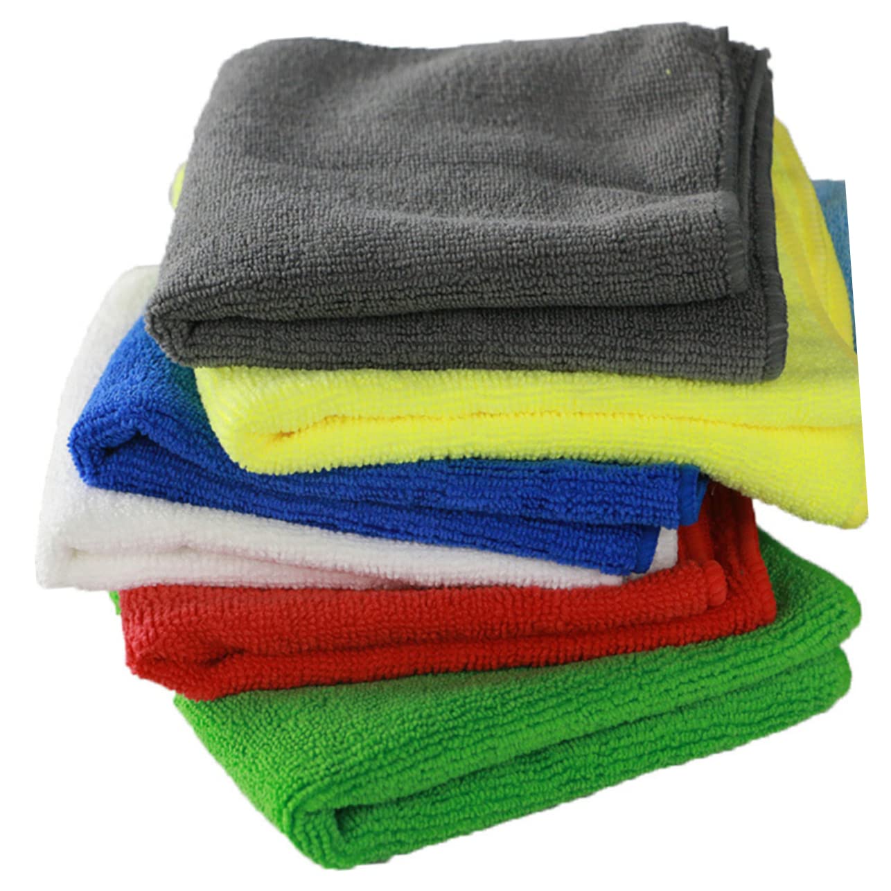 LIFKOME 12 Stück-Pack Mikrofaser Geschirrtücher, Blau, für Haushalt