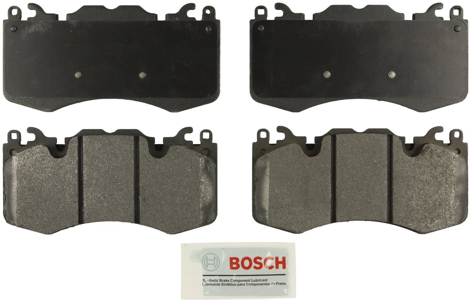 Bosch BE1324H Blue Disc Brake Pad Set with Hardware - FRONT — view 59