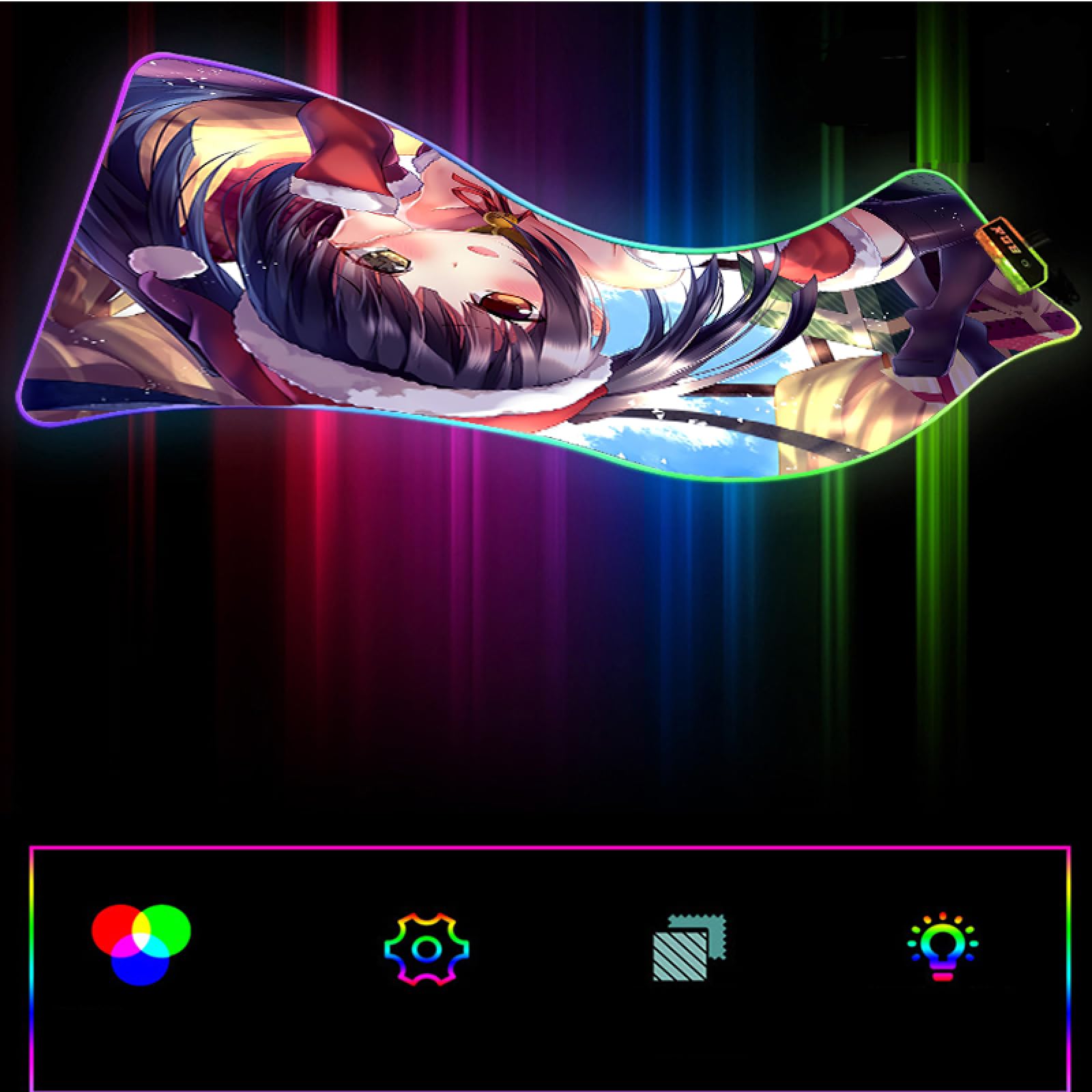 Amazon.co.jp：マウスパッド 大型 アニメ RGB ゲーミング マウスパッド