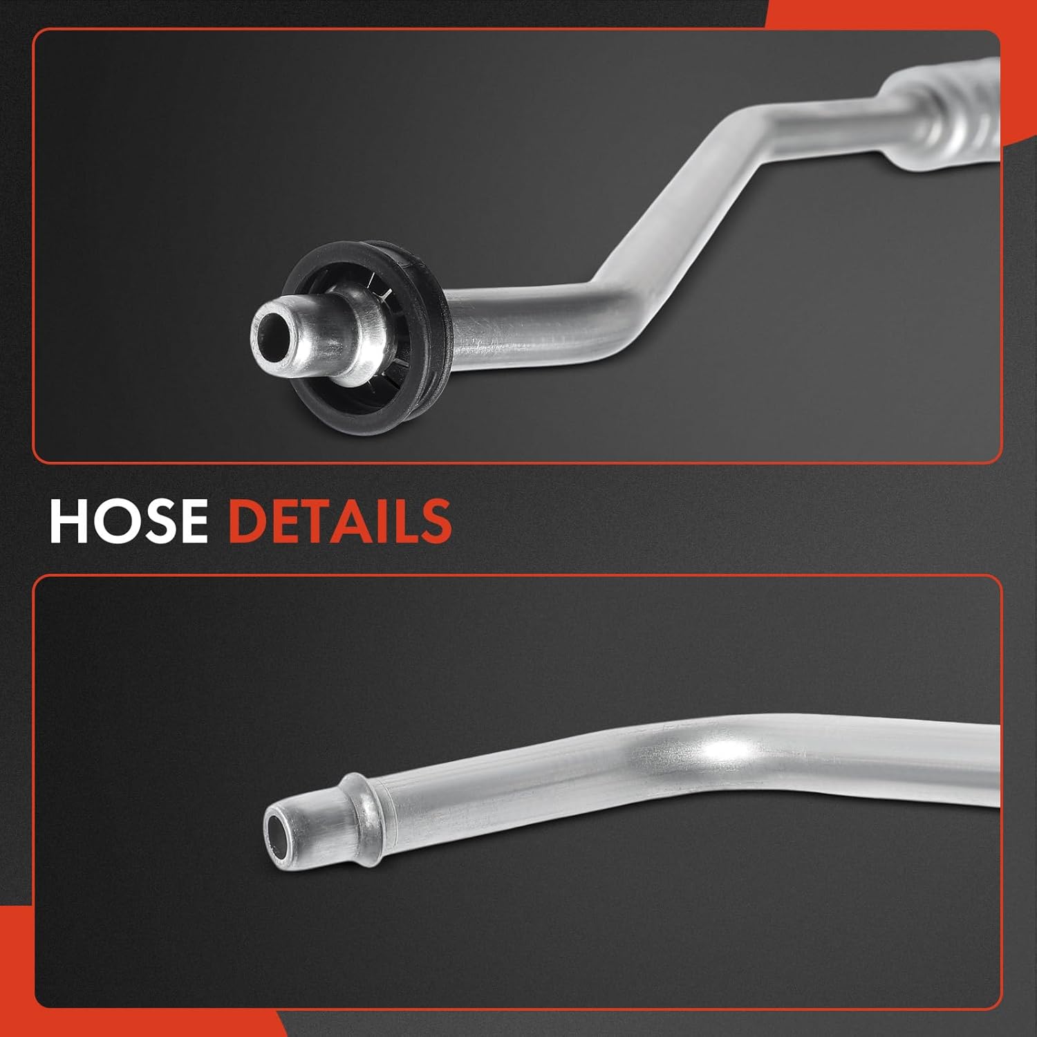 A-Premium Lower Automatic Transmission Oil Cooler Line Hose Assembly Compatible with Chevrolet Express 1500 2003-2008, Express 2500 2003-2006 & GMC Savana 1500 2003-2008, Savana 2500 2003-2006, 4.3L