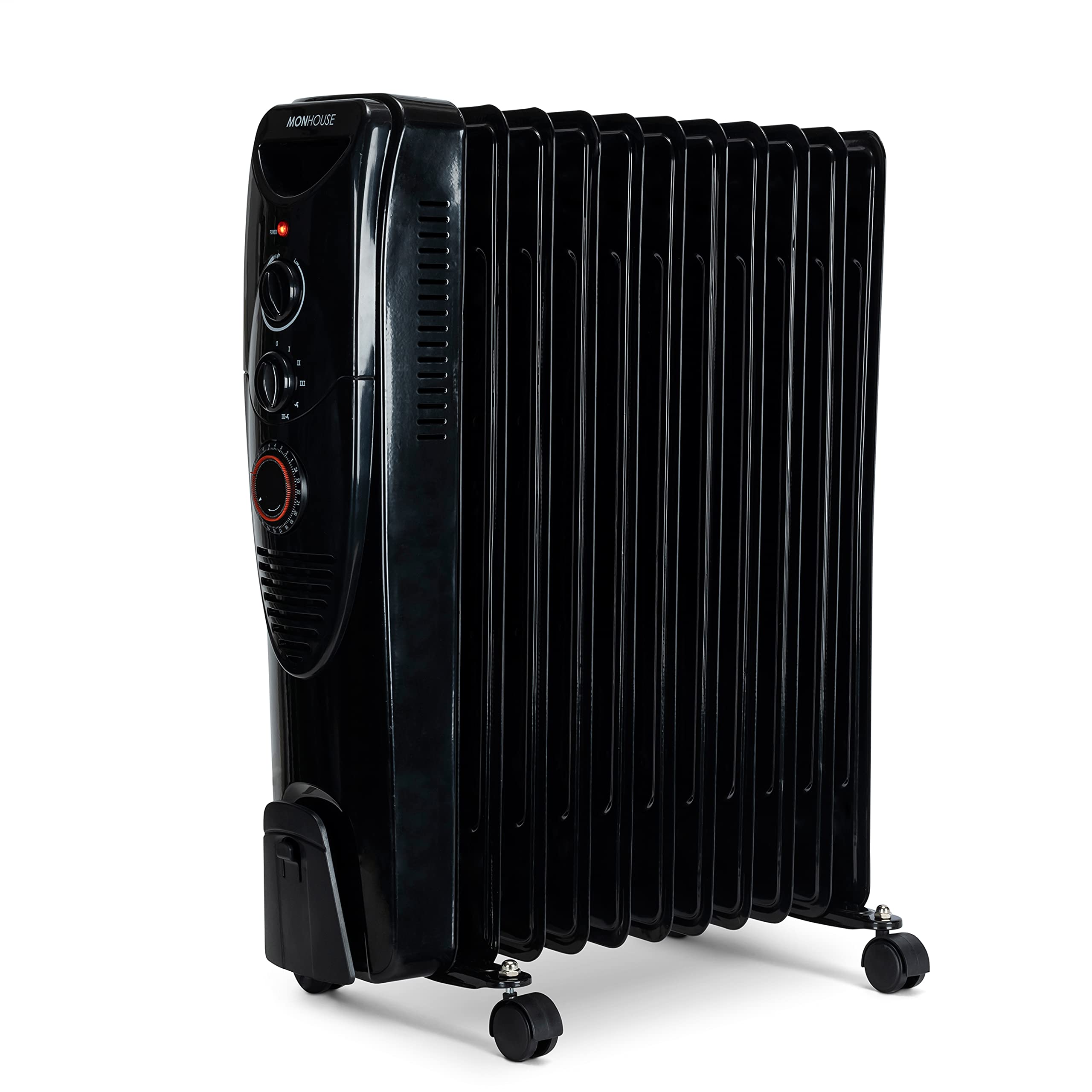 MONHOUSE Oil Filled Radiator Plug in Portable Electric Heater 5