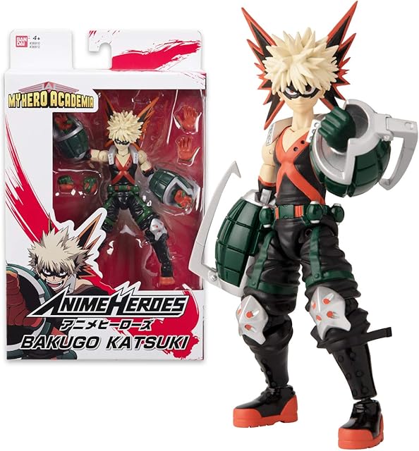 BANDAI Anime Heroes - My Heroes Academia - Anime Hero Figure 17 cm - Bakugou Katsuki - 36912