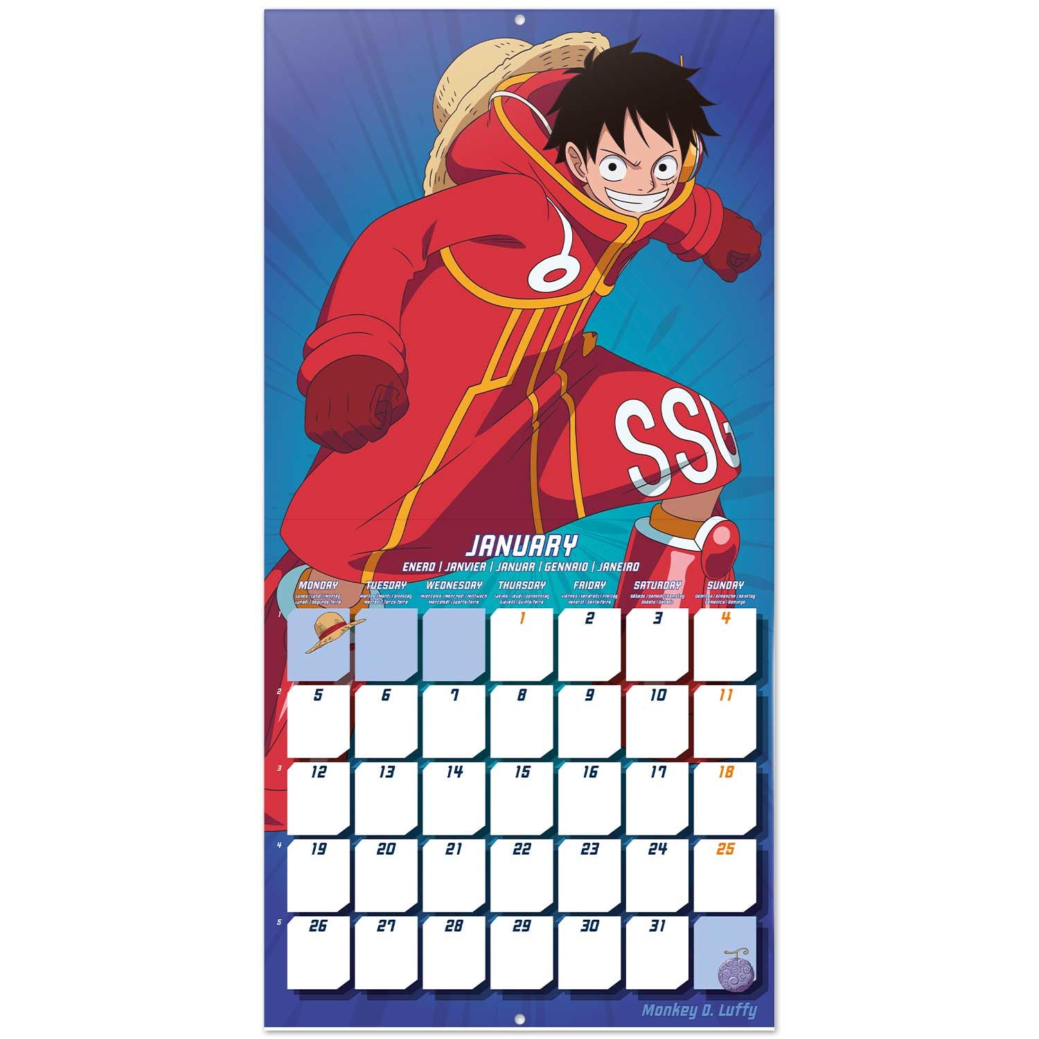 Calendario De Pared 2026 Bleach - Erik Store