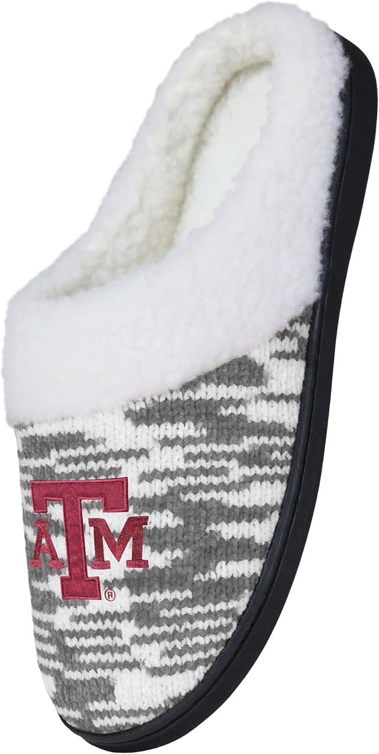 FOCO NFL Sherpa Lined Colorblend Cup Sole Slippers - Image 3
