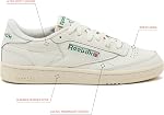 Reebok Womens Club C 85 Vintage Sneaker