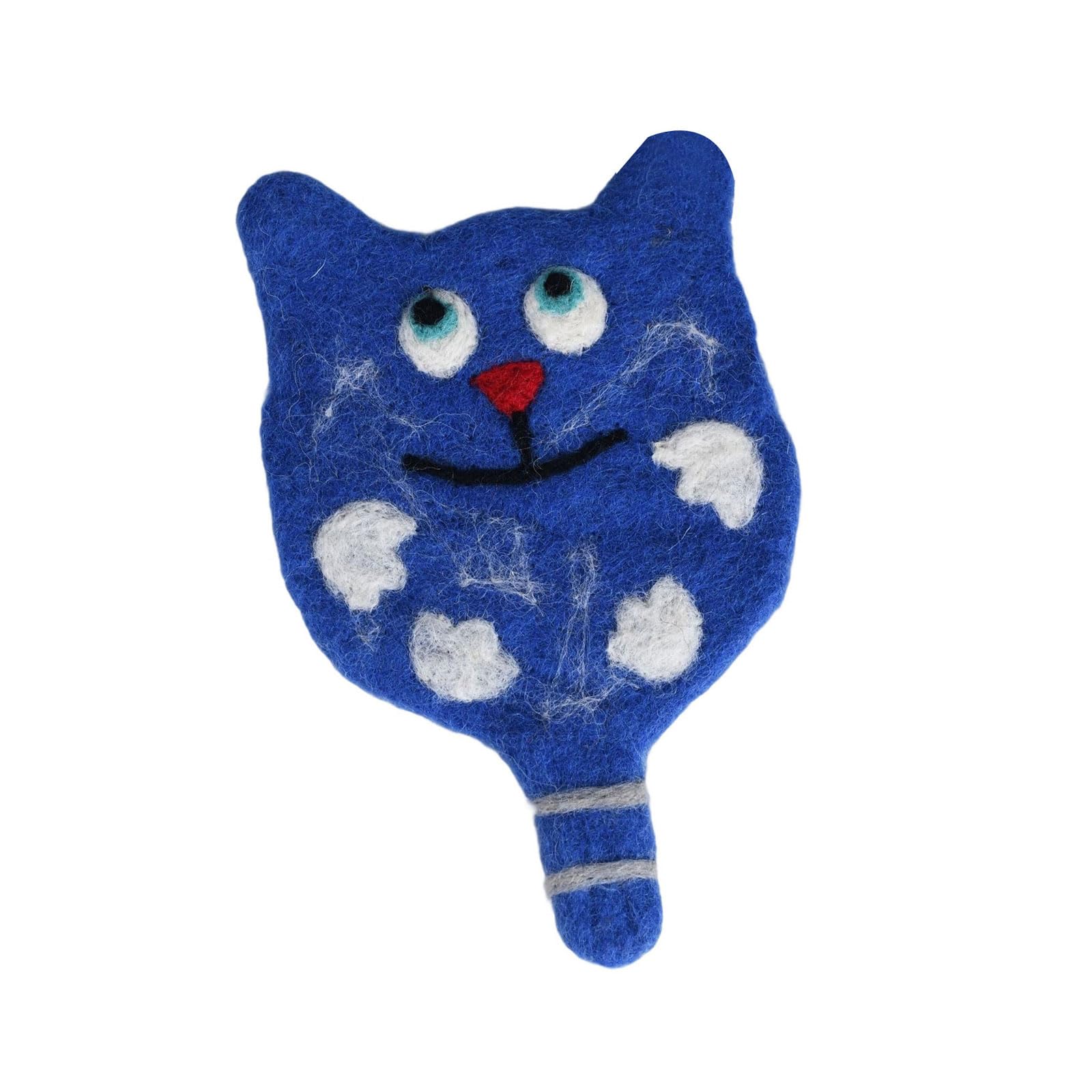 Xagmodshn B Felt Animal Coasters Set Unique Artisanal Crafted Kitchen Decor For Desk Accessories Sturdy Washable Cup Mats Wooden Ead Garlands
