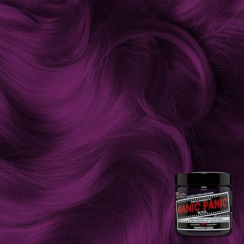 Miniatura 3 de TiendaUsbeauty Manic Panic Crema de color de cabello semipermanente paquete de de 1 Púrpura Purple Haze
