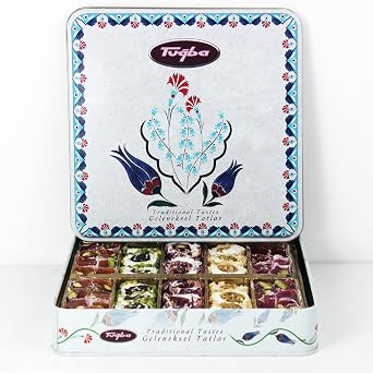 Tuğba Kuruyemiş LALELİ KUTUDA KARIŞIK LOKUM 500 GR