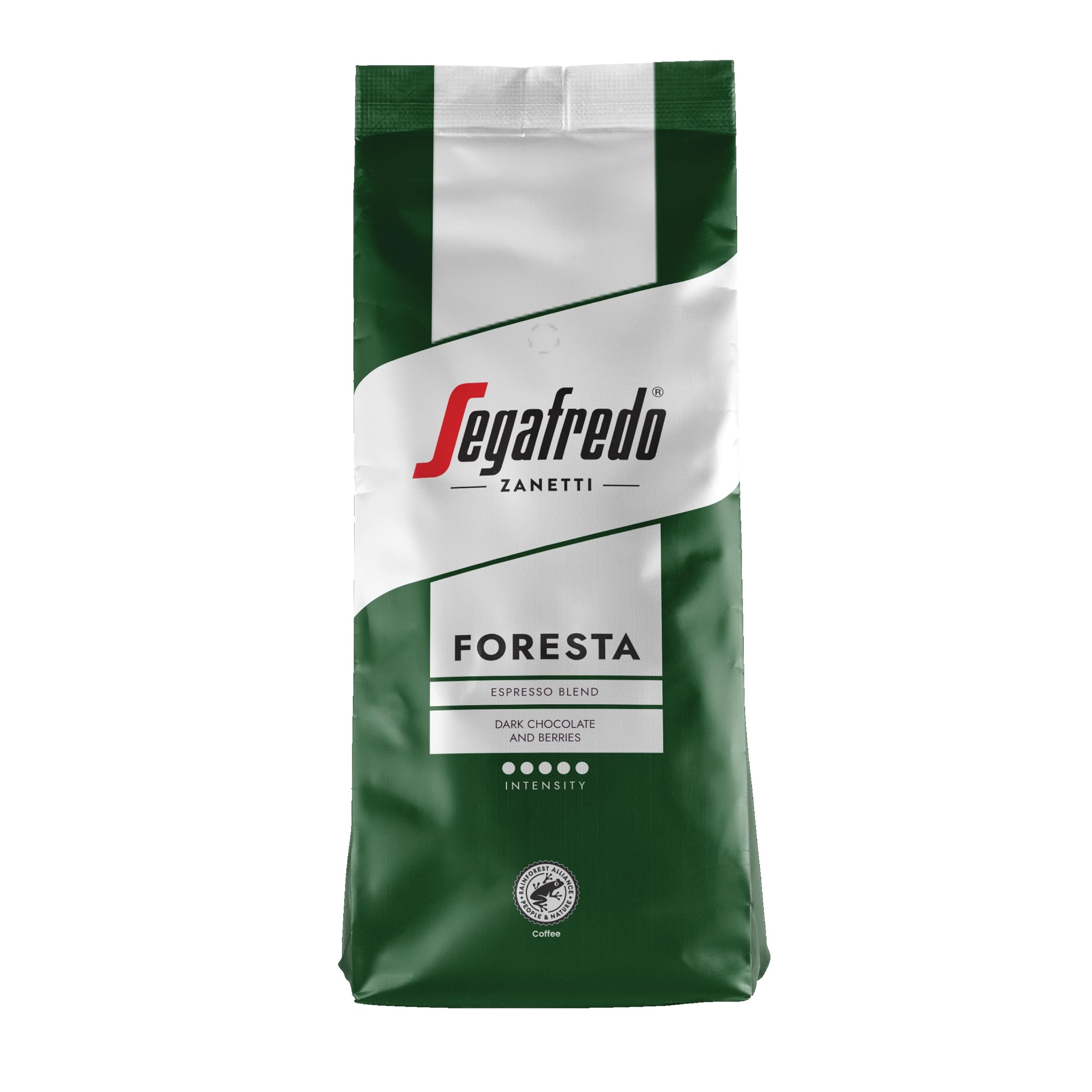 Segafredo Zanetti Coffee Beans FORESTA - 1Kg Pack- Rainforest