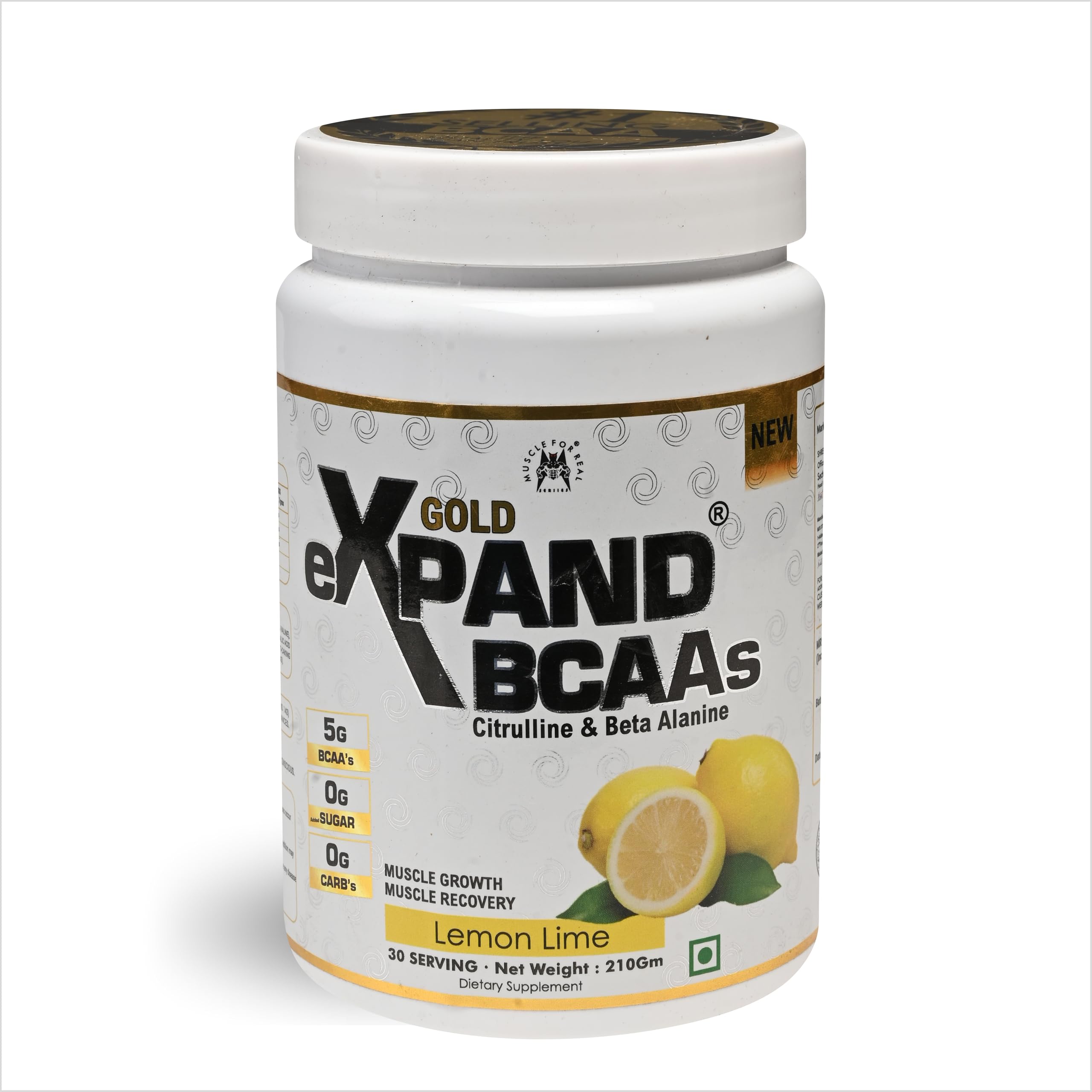 MFR eXpand Gold BCAAs 5g with Citrulline & Beta Alanine | Lemon 30 Servings BCAA (210 g, Lemon & Lime)-image-12