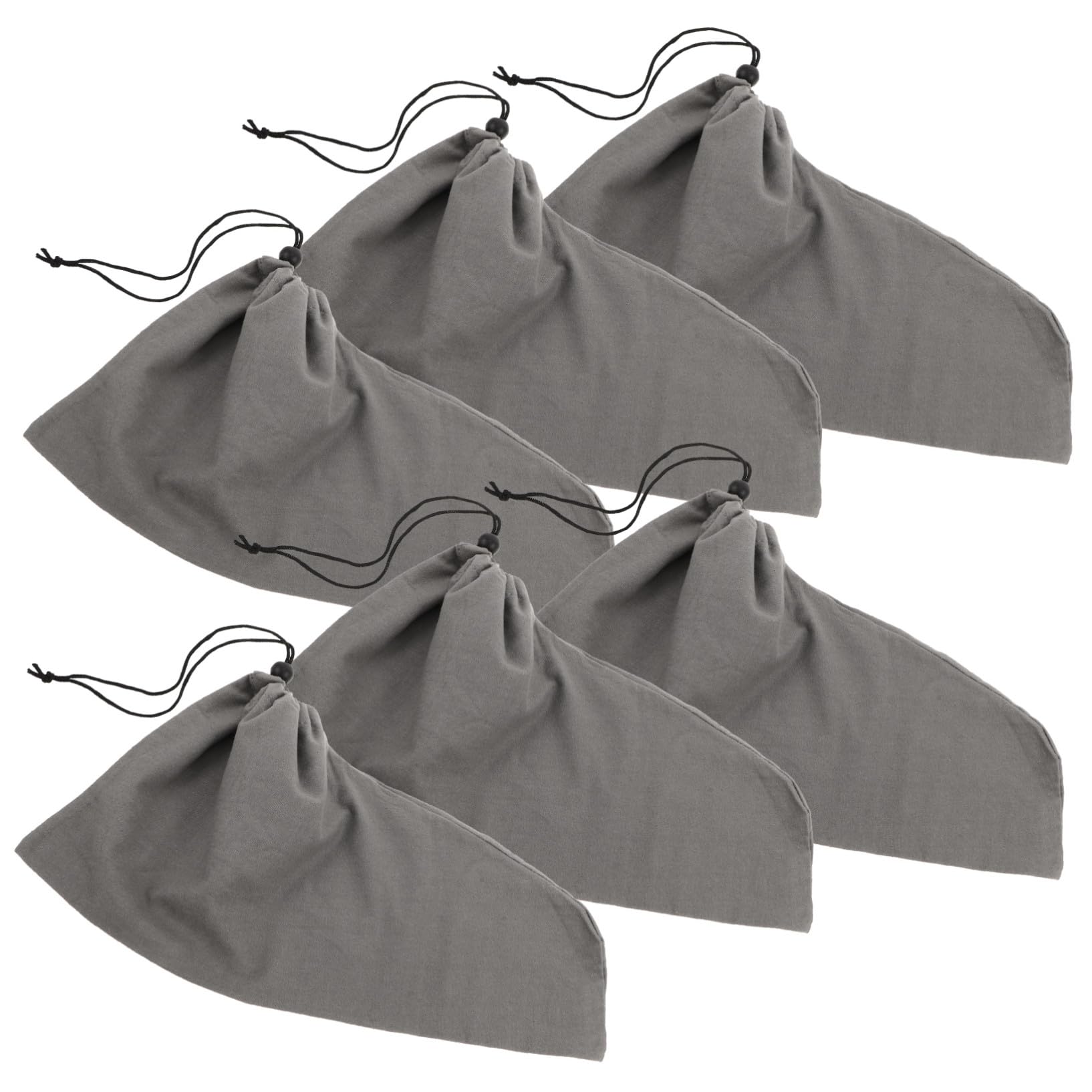 YARNOW 6pezzi Sacchetti Per Scarpe Da Viaggio Coulisse Borse Portaoggetti in Cotone Riutilizzabili Per Trasporto Di Calzature Organizer Da Viaggio Compatti Per Uomini e Donne
