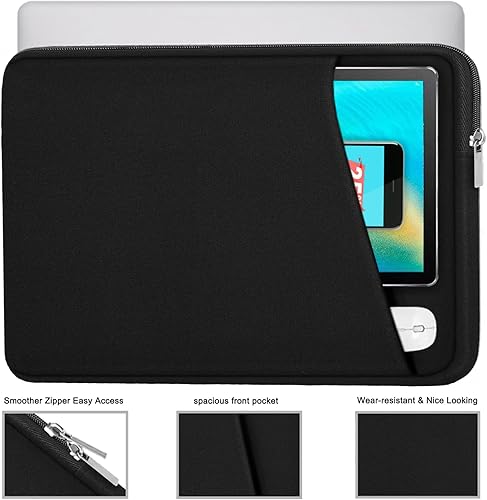 Miniatura 9 de Funda para portátil de 15.6 pulgadas, funda protectora duradera a prueba de golpes, bolsa portátil para laptop HP Dell Asus Lenovo de 15.6 pulgadas,