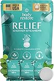 Body Restore Shower Steamers – Eucalyptus & Mint (12-Pack)